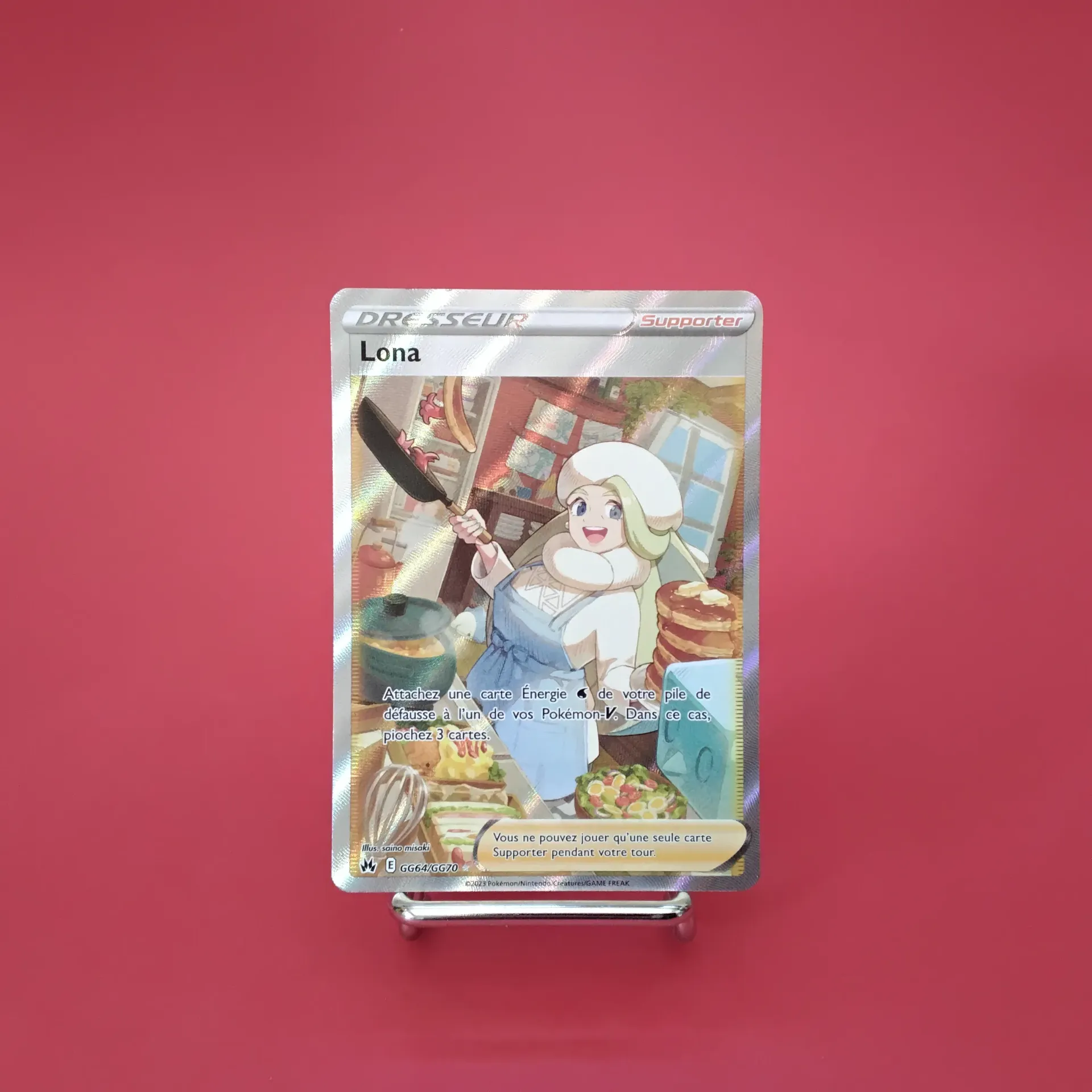 Carte Pokemon, Lona GG64/GG70 EB12.5- Zénith Suprême - Alternative Art (Secret) - État Near Mint  (FR)