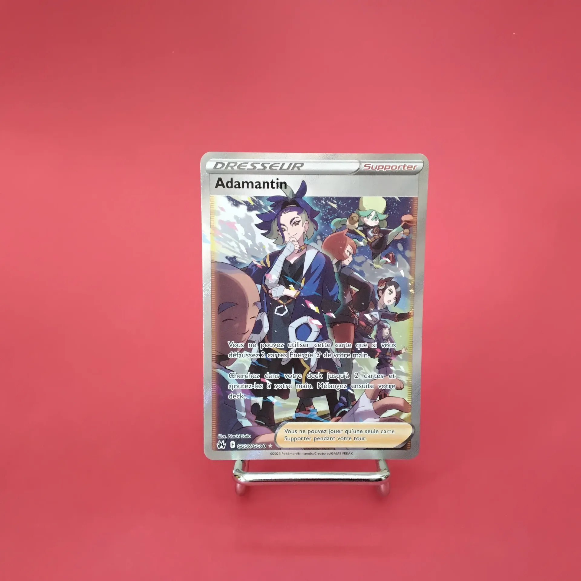 Carte Pokemon, Adamantin GG57/GG70 EB12.5- Zénith Suprême - Alternative Art (Secret) - État Near Mint  (FR)