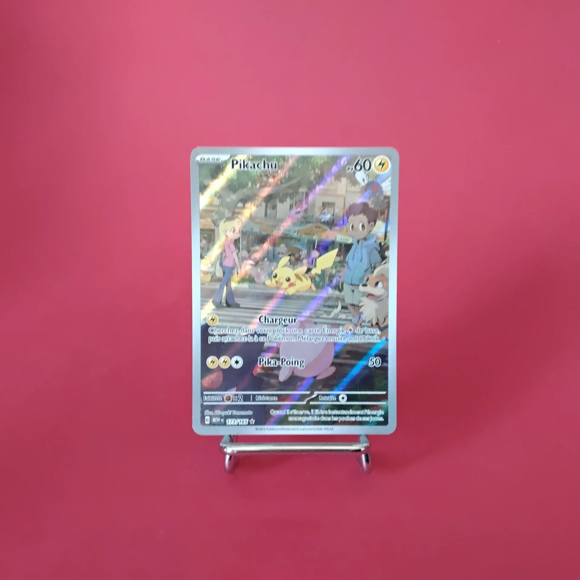 Carte Pokemon Pikachu 173/165 - EV3.5 - 151 - A.R. Secret - Etat Near Mint (FR)