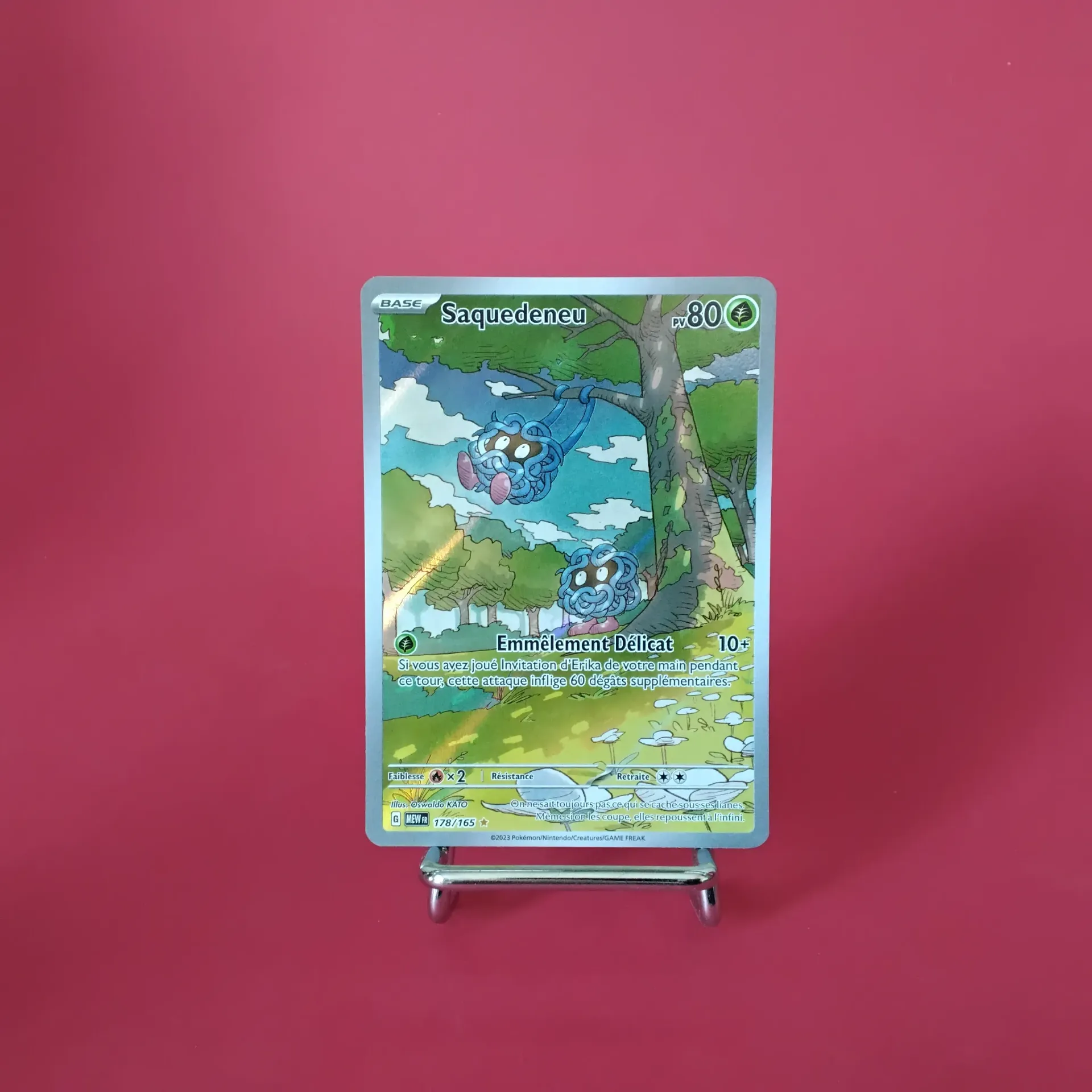 Carte Pokemon Saquedeneu 179/165 - EV3.5 - 151 - A.R. Secret - Etat Near Mint (FR)