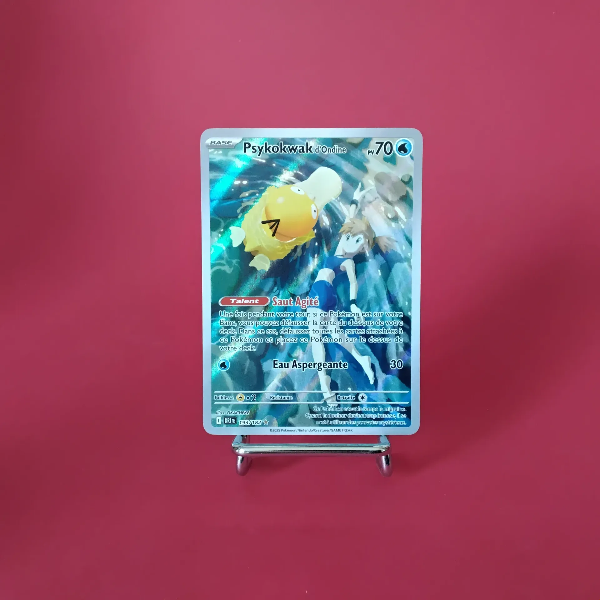 Carte Pokemon Psykokwak d'Ondine 193/182 - EV10 - Rivalités Destinées - A.R. Secret - Etat Near Mint (FR)