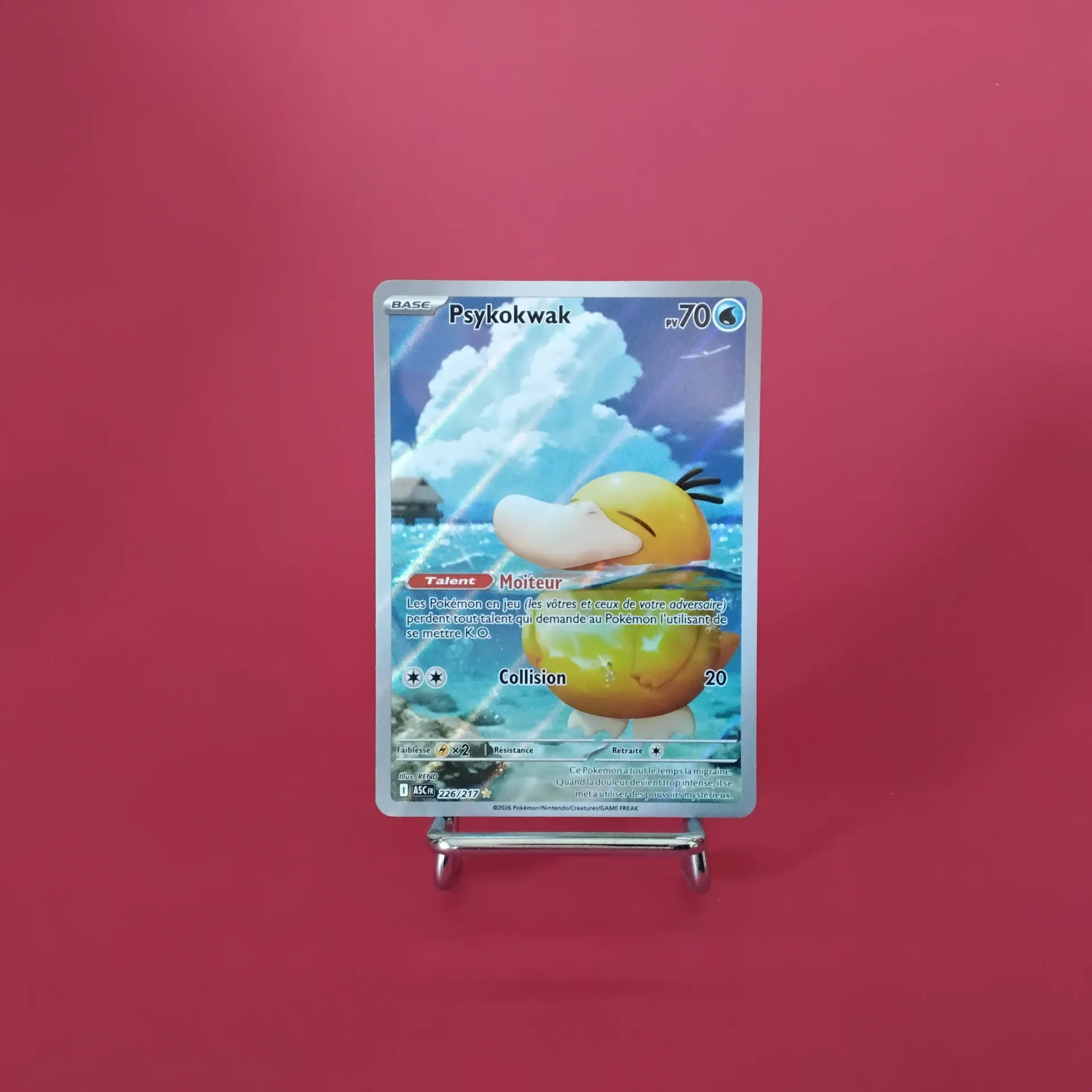 Carte Pokemon Psykokwak 226/217 - ME02.5 - Héros Transcendants - A.R. Secret - Etat Near Mint (FR)