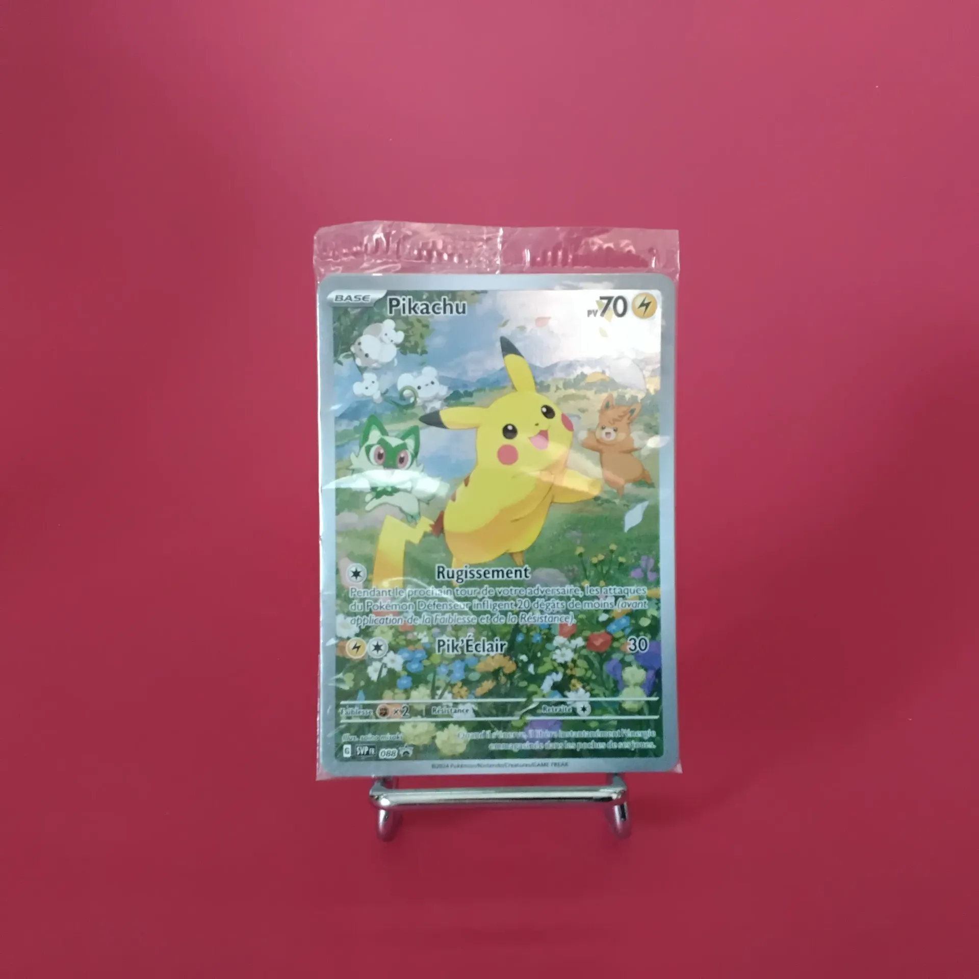 Carte Pokemon Pikachu Promo SVP 088  - Ecarlate et Violet - A.R. Secret - Etat Near Mint (FR)