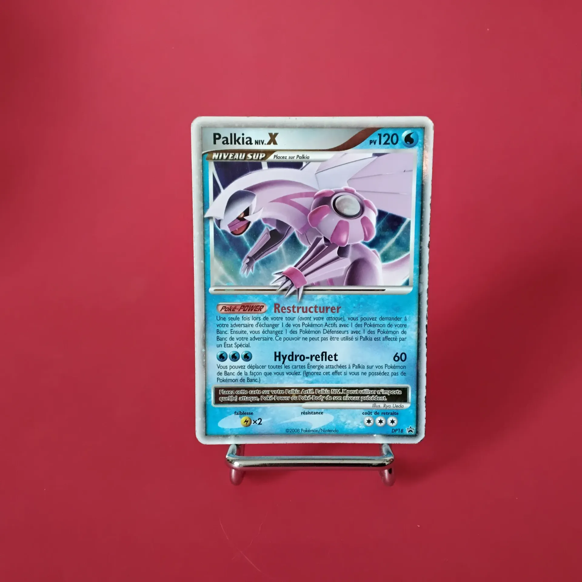 Carte Pokemon Palkia niv X Promo DP18  - Diamant et Perle - A.R. Secret - Etat Excellent (FR)
