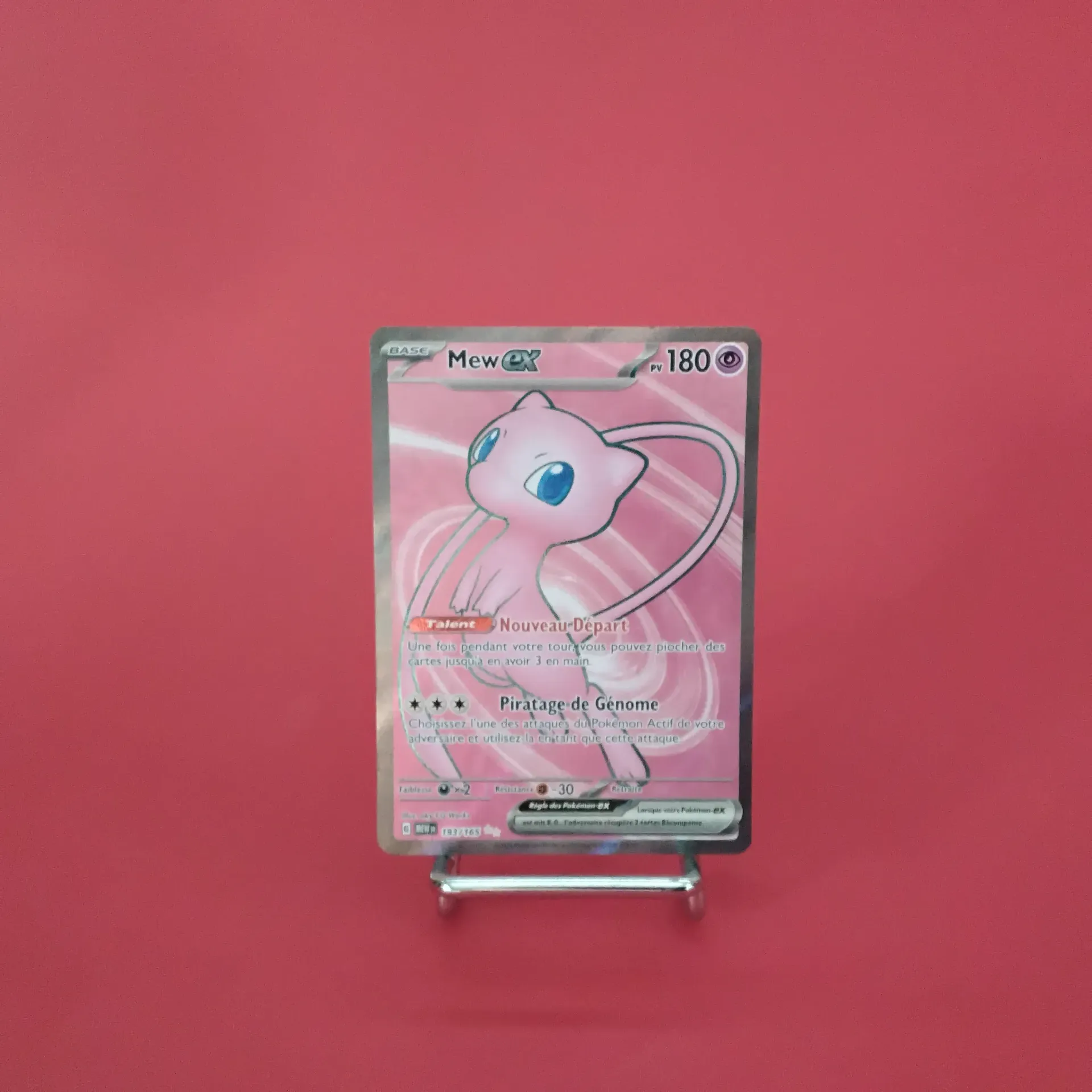 Carte Pokemon Mew EX Full Art 193/165 EV3.5  - 151 - Etat Near Mint- (FR)