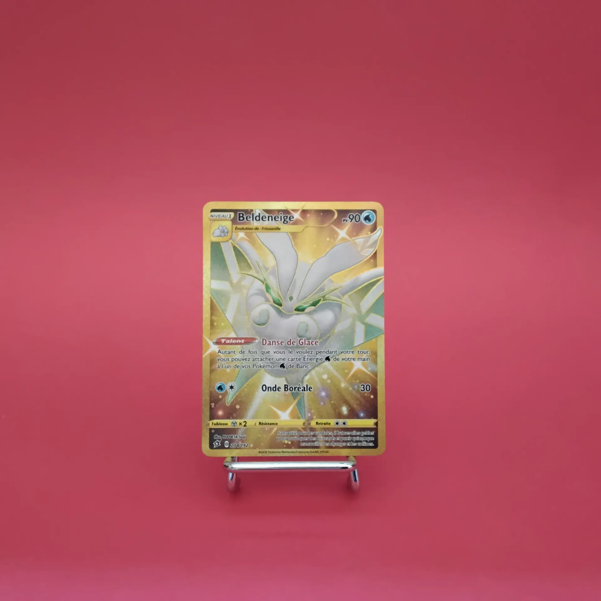 Carte Pokemon Beldeneige GOLD 204/192 - EB02 - Clash des Rebelles - GOLD- Secret - Etat Near Mint (FR)