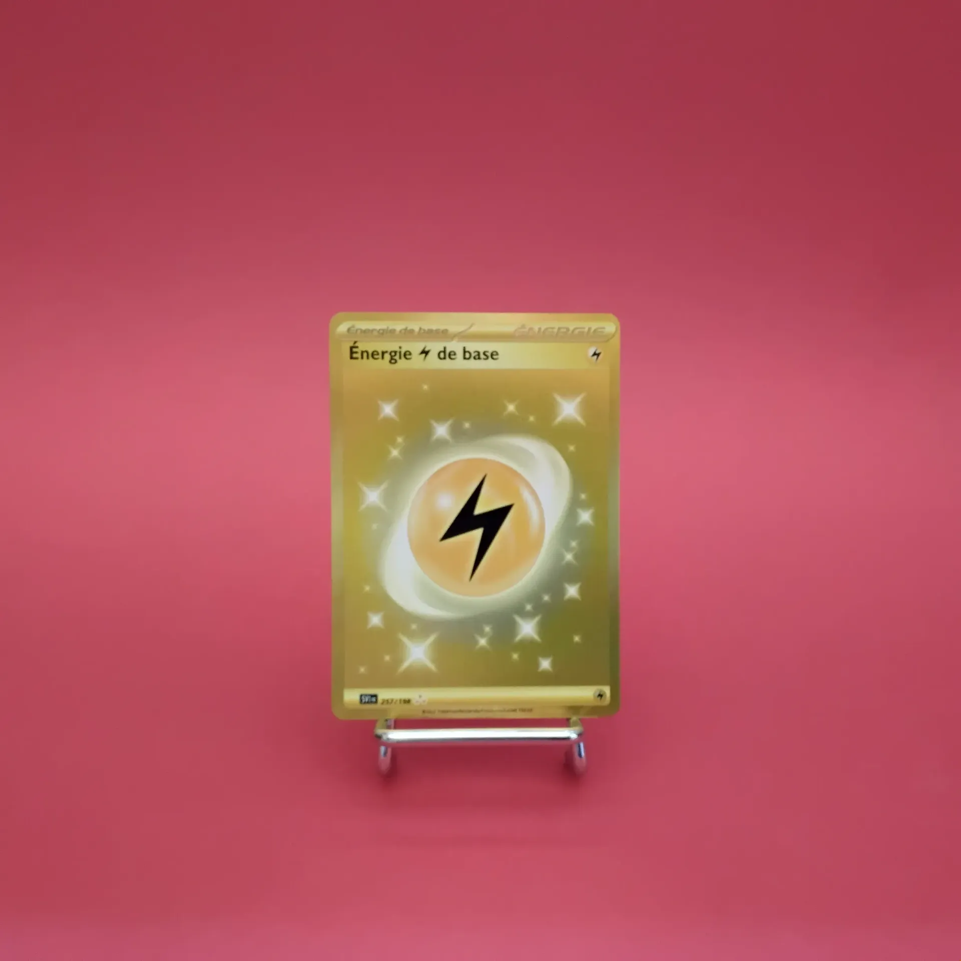 Carte Pokemon Energie Electrique de base GOLD 257/198 - EV1 - Ecarlate et Violet - GOLD- Secret - Etat Near Mint (FR)