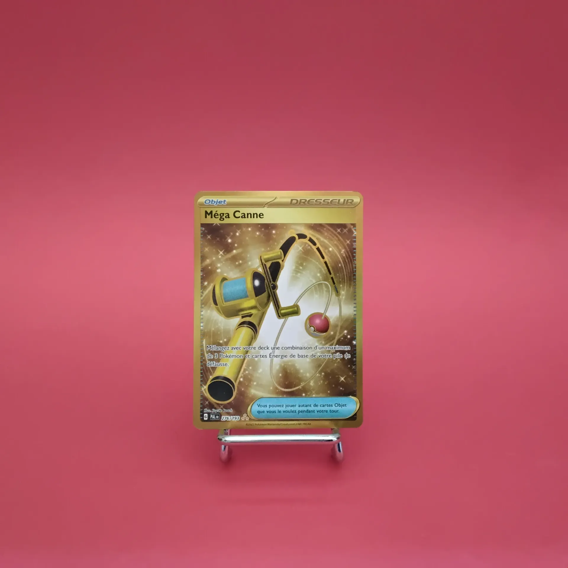 Carte Pokemon Méga Canne GOLD 276/193 - EV2 - Evolution à Paldéa - GOLD- Secret - Etat Near Mint (FR)