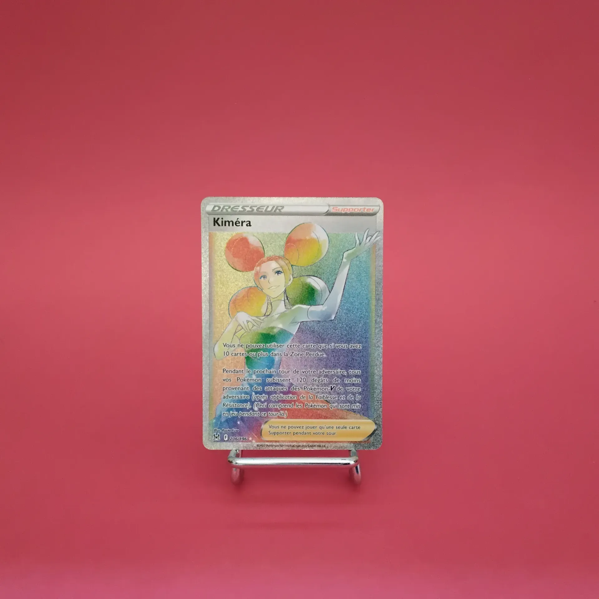 Carte Pokemon Kiméra 206/196 - EB11- Origines Perdues - RAINBOW- Secret - Etat Near Mint (FR)
