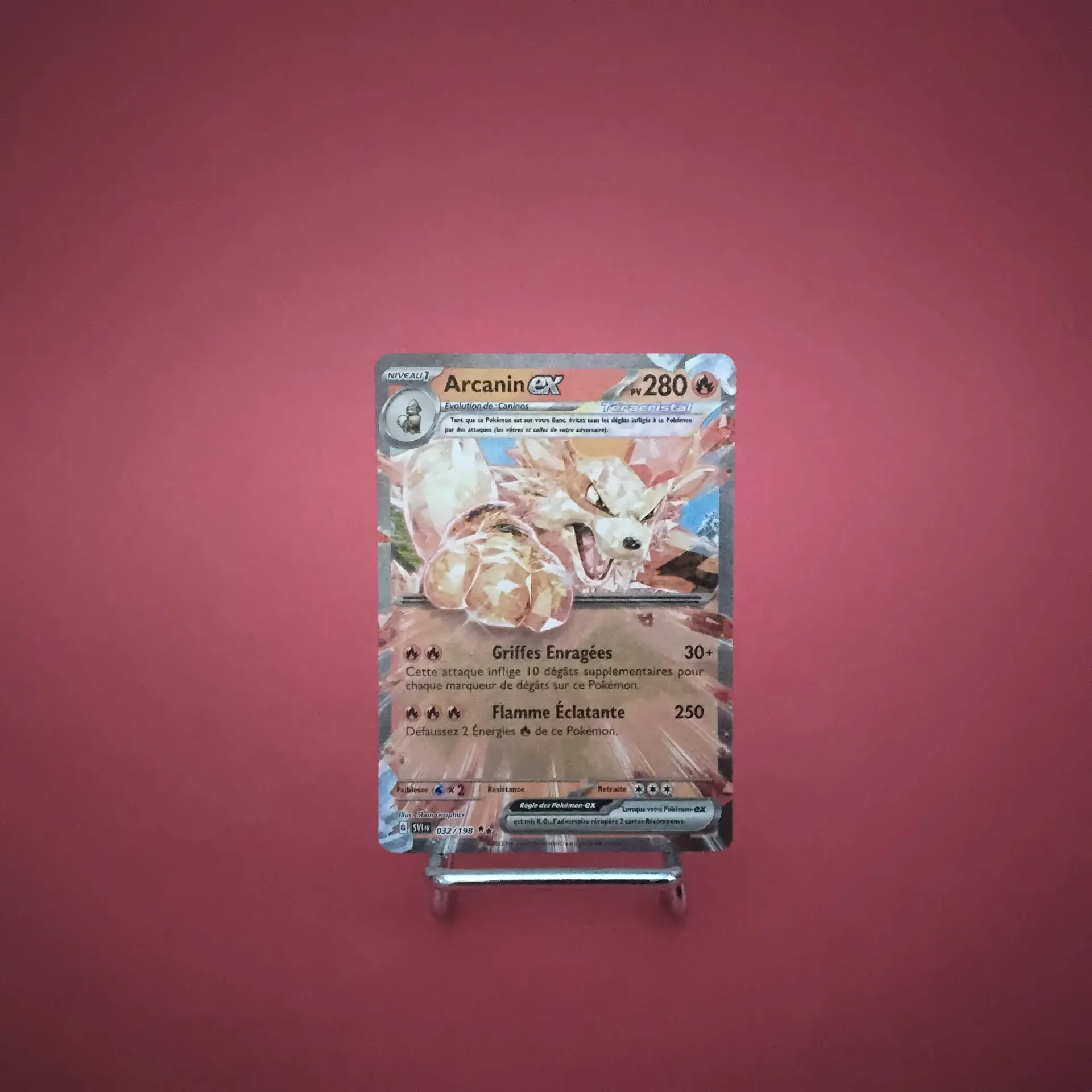 Carte Pokemon Arcanin EX 032/198 EV01 Ecarlate et Violet  - État Near Mint (FR)