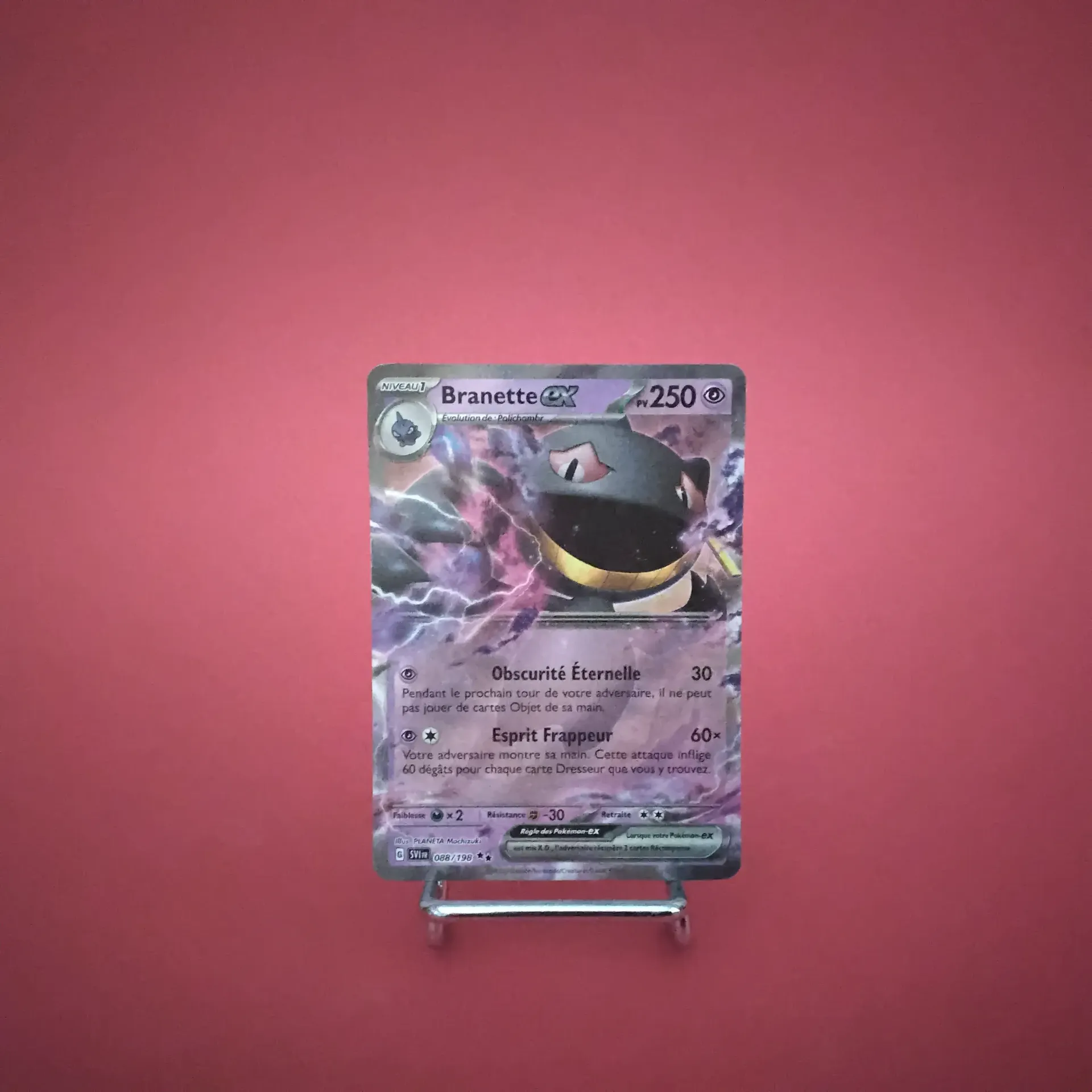 Carte Pokemon Branette EX 088/198 EV01 Ecarlate et Violet  - État Near Mint (FR)