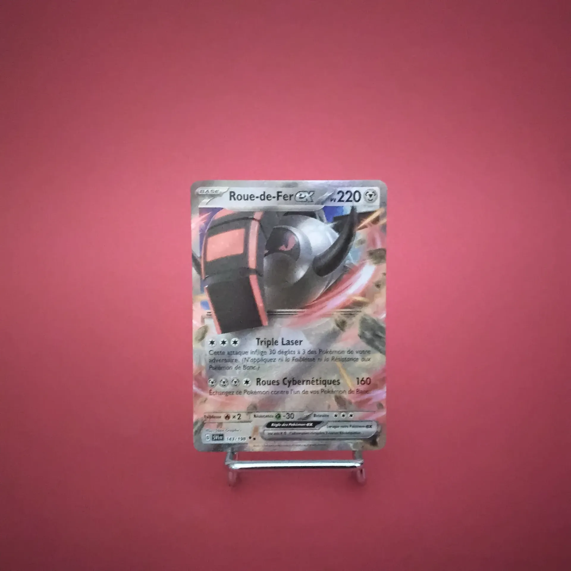 Carte Pokemon Roue-de-Fer EX 143/198 EV01 Ecarlate et Violet  - État Near Mint (FR)