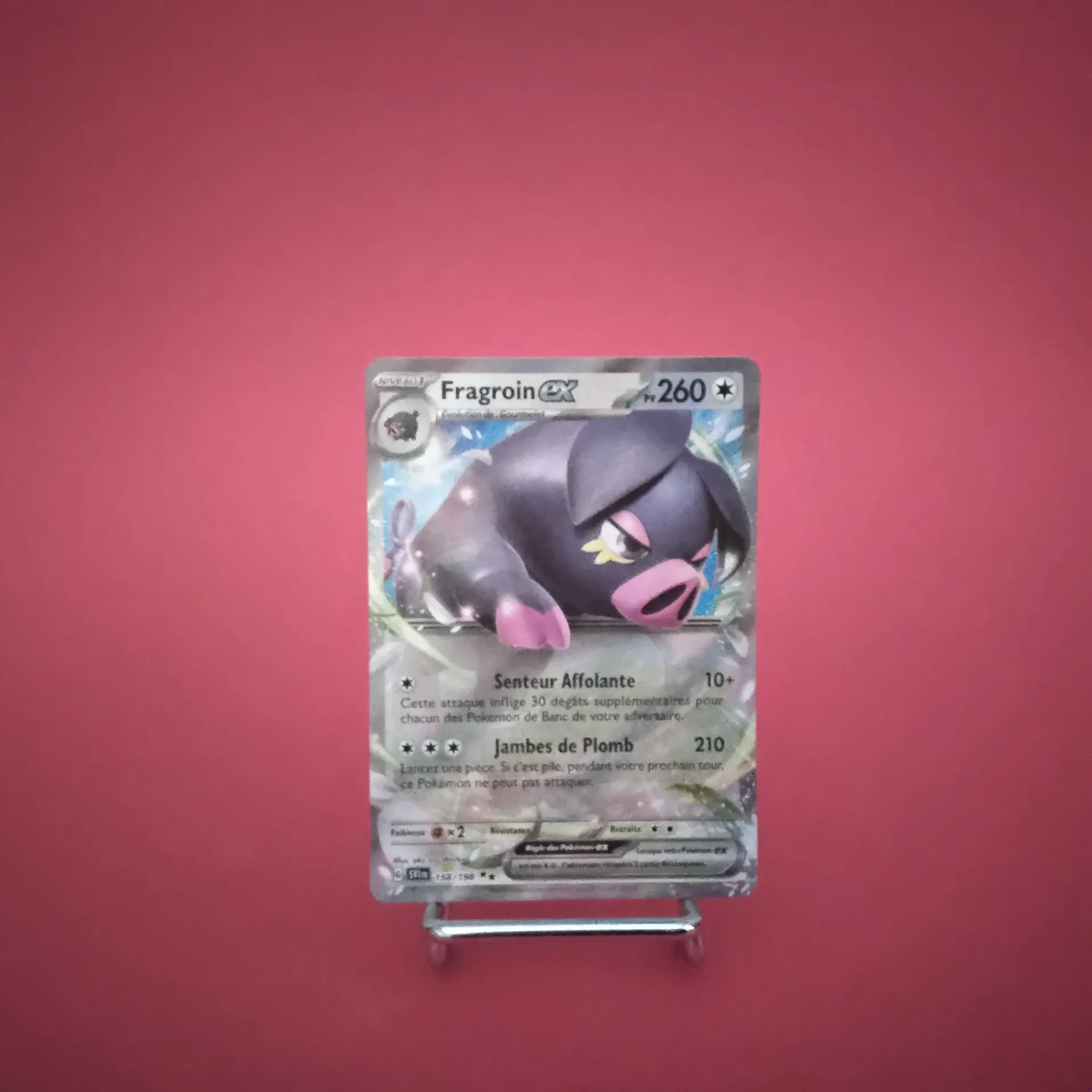 Carte Pokemon Fragroin EX 158/198 EV01 Ecarlate et Violet  - État Near Mint (FR)