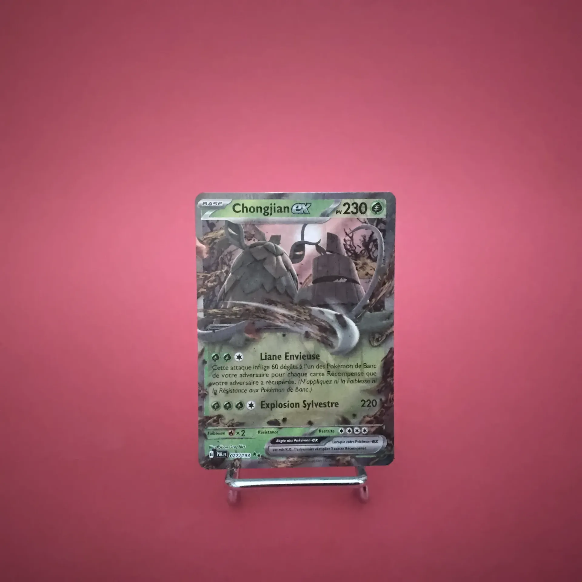 Carte Pokemon Chongjian EX 027/193 EV02 Evolution à Paldéa  - État Near Mint (FR)