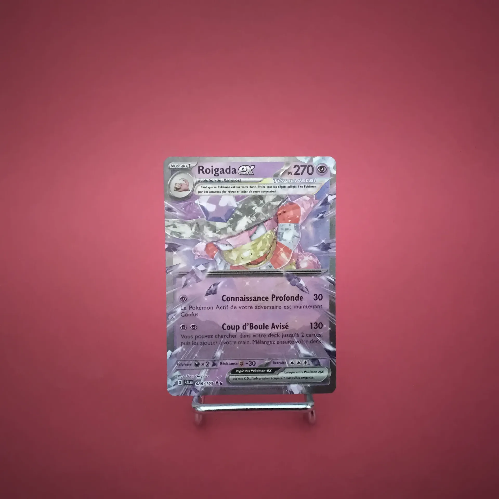 Carte Pokemon Roigada EX 086/193 EV02 Evolution à Paldéa  - État Near Mint (FR)