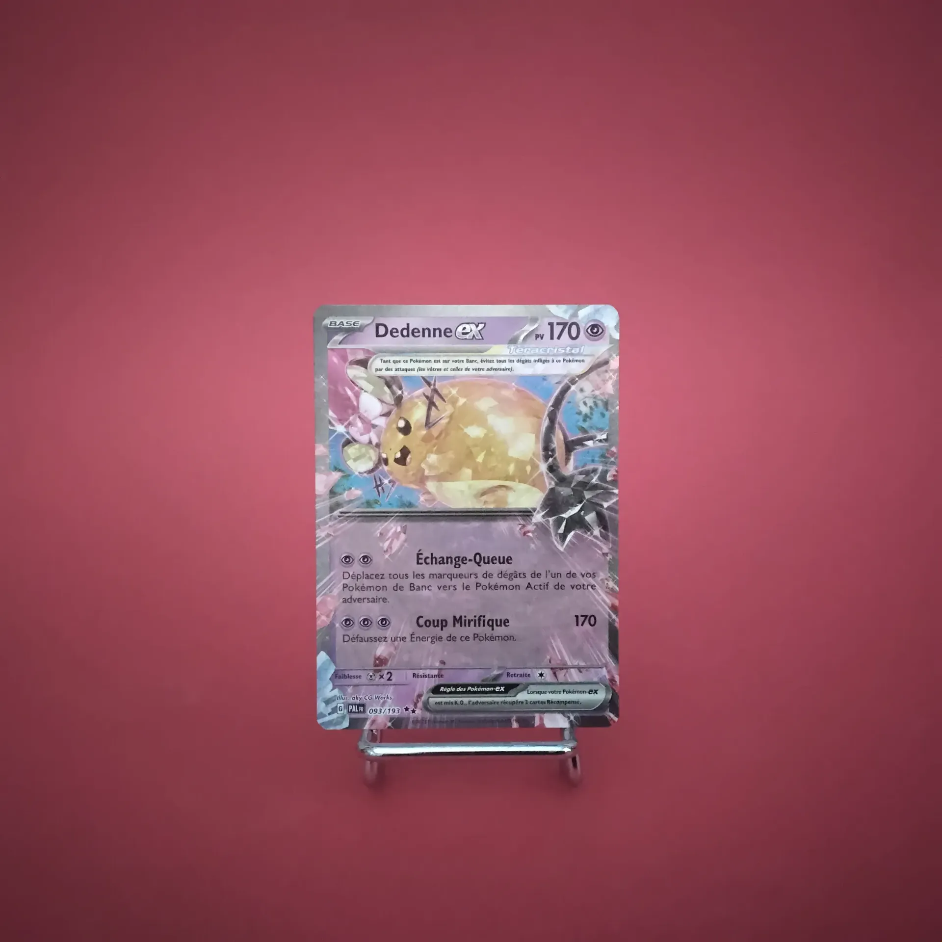 Carte Pokemon Dedenne EX 093/193 EV02 Evolution à Paldéa  - État Near Mint (FR)