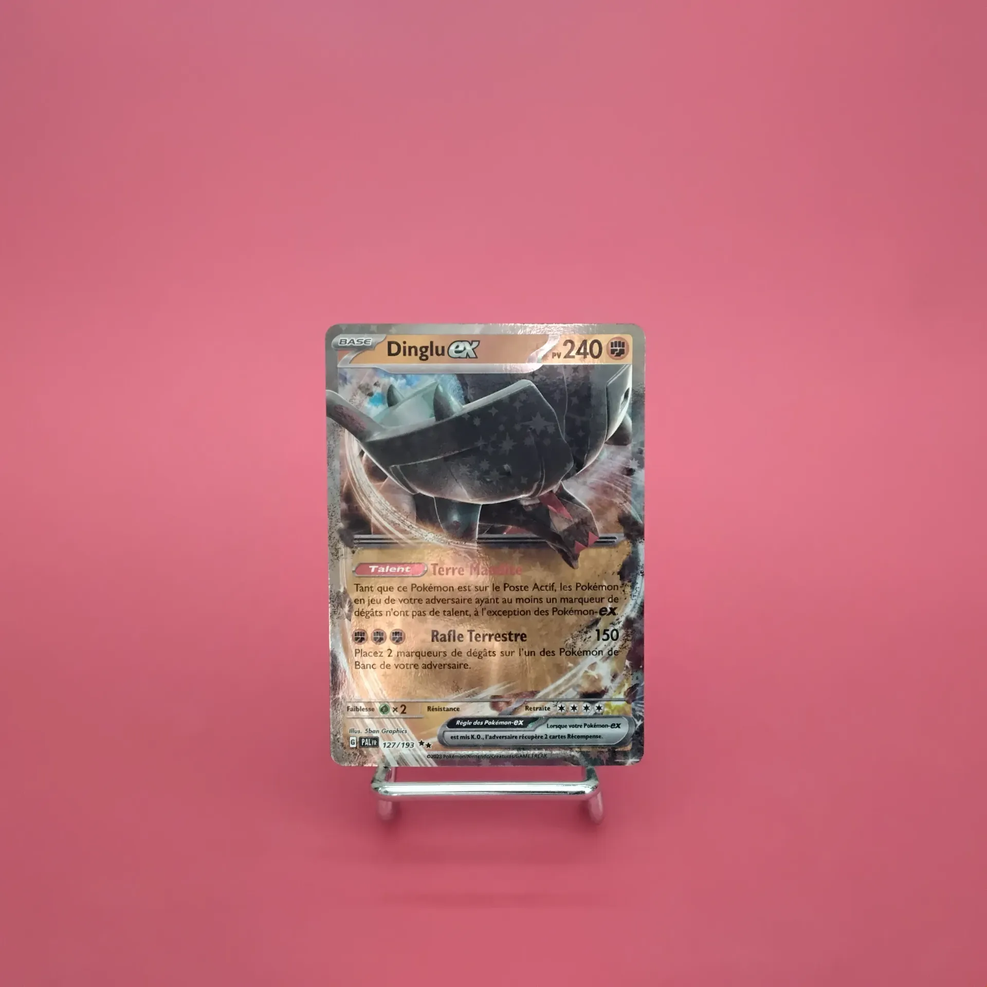 Carte Pokemon Dinglu EX 127/193 EV02 Evolution à Paldéa  - État Near Mint (FR)