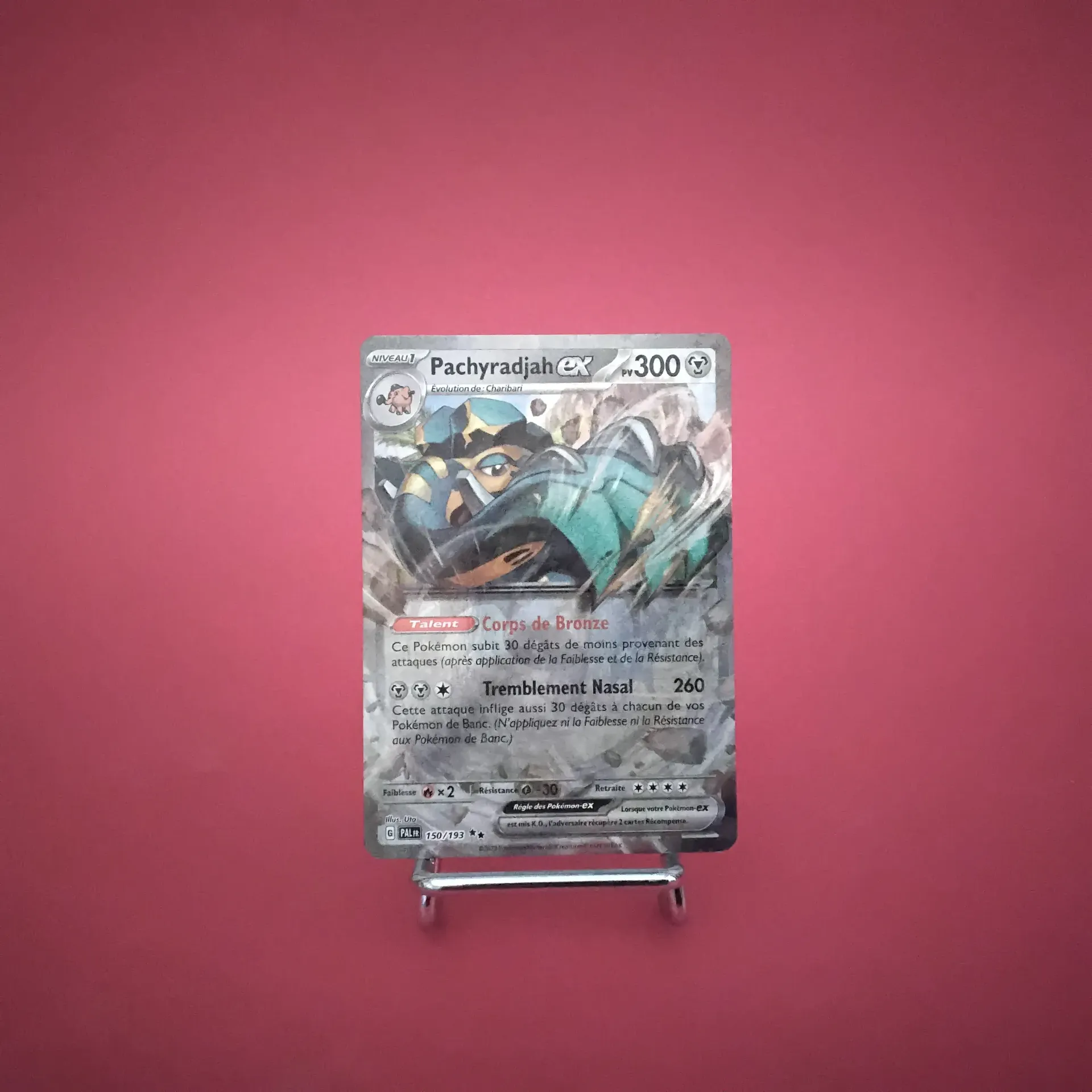 Carte Pokemon Pachyradjah EX 150/193 EV02 Evolution à Paldéa  - État Near Mint (FR)
