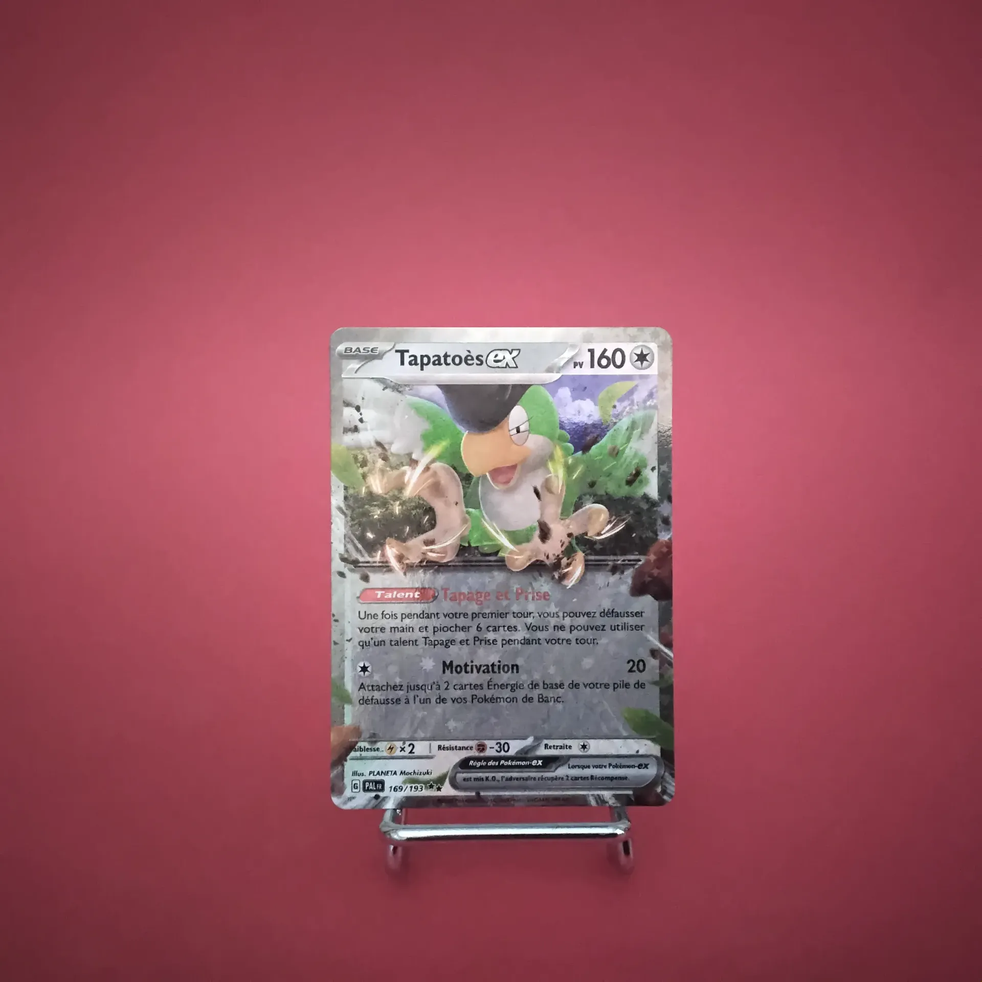 Carte Pokemon Tapatoès EX 169/193 EV02 Evolution à Paldéa  - État Near Mint (FR)