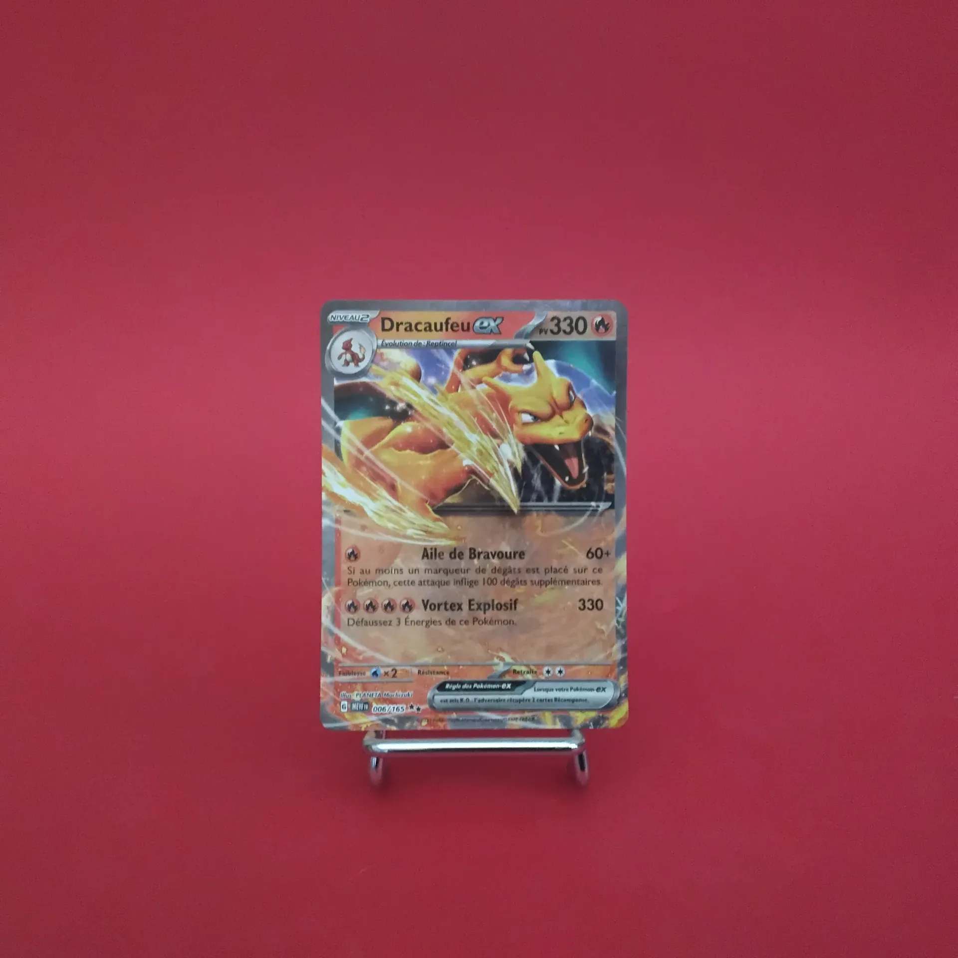 Carte Pokemon Dracaufeu EX 006/165 EV3.5 - 151 - État Near Mint (FR)