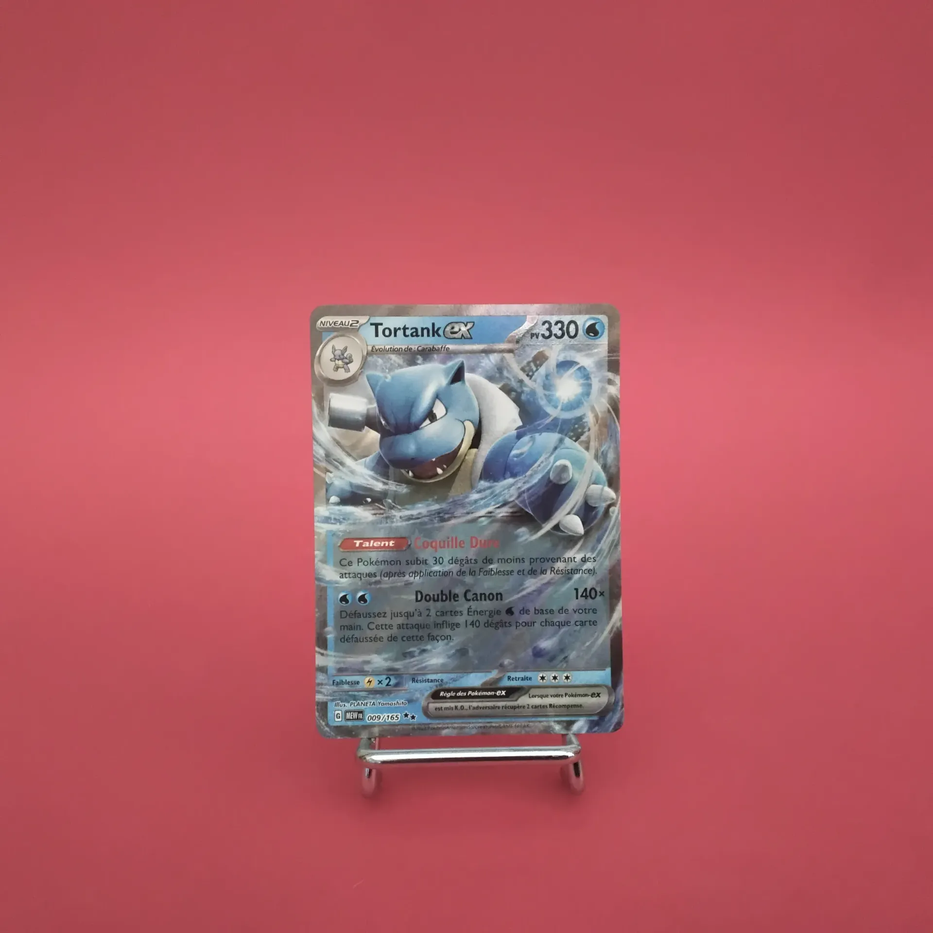 Carte Pokemon Tortank EX 009/165 EV3.5 - 151 - État Near Mint (FR)