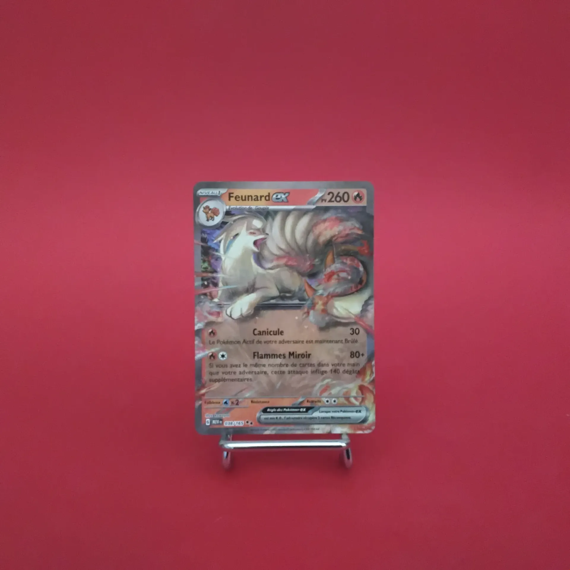 Carte Pokemon Feunard EX 038/165 EV3.5 - 151 - État Near Mint (FR)