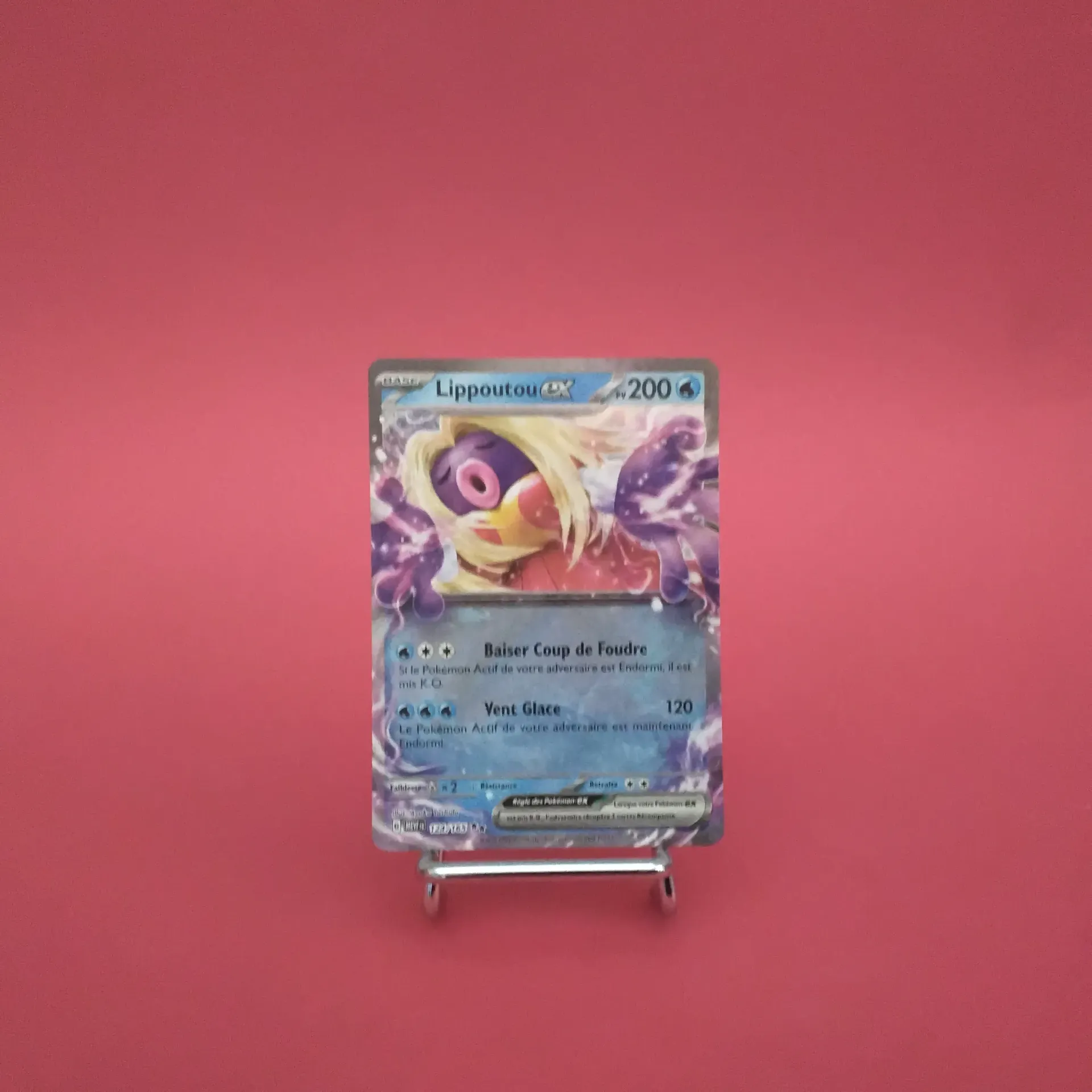 Carte Pokemon Lippoutou EX 124/165 EV3.5 - 151 - État Near Mint (FR)