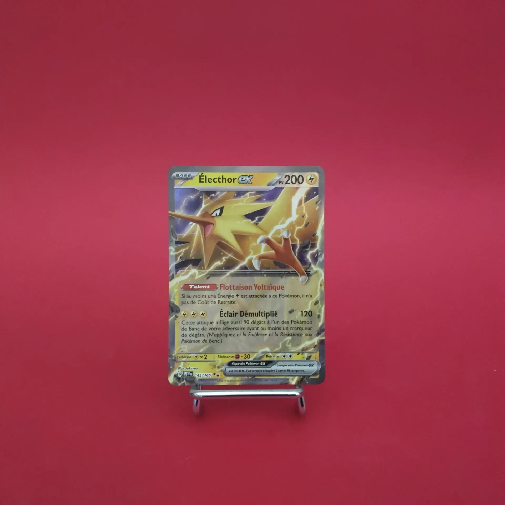 Carte Pokemon Electhor EX 145/165 EV3.5 - 151 - État Near Mint (FR)