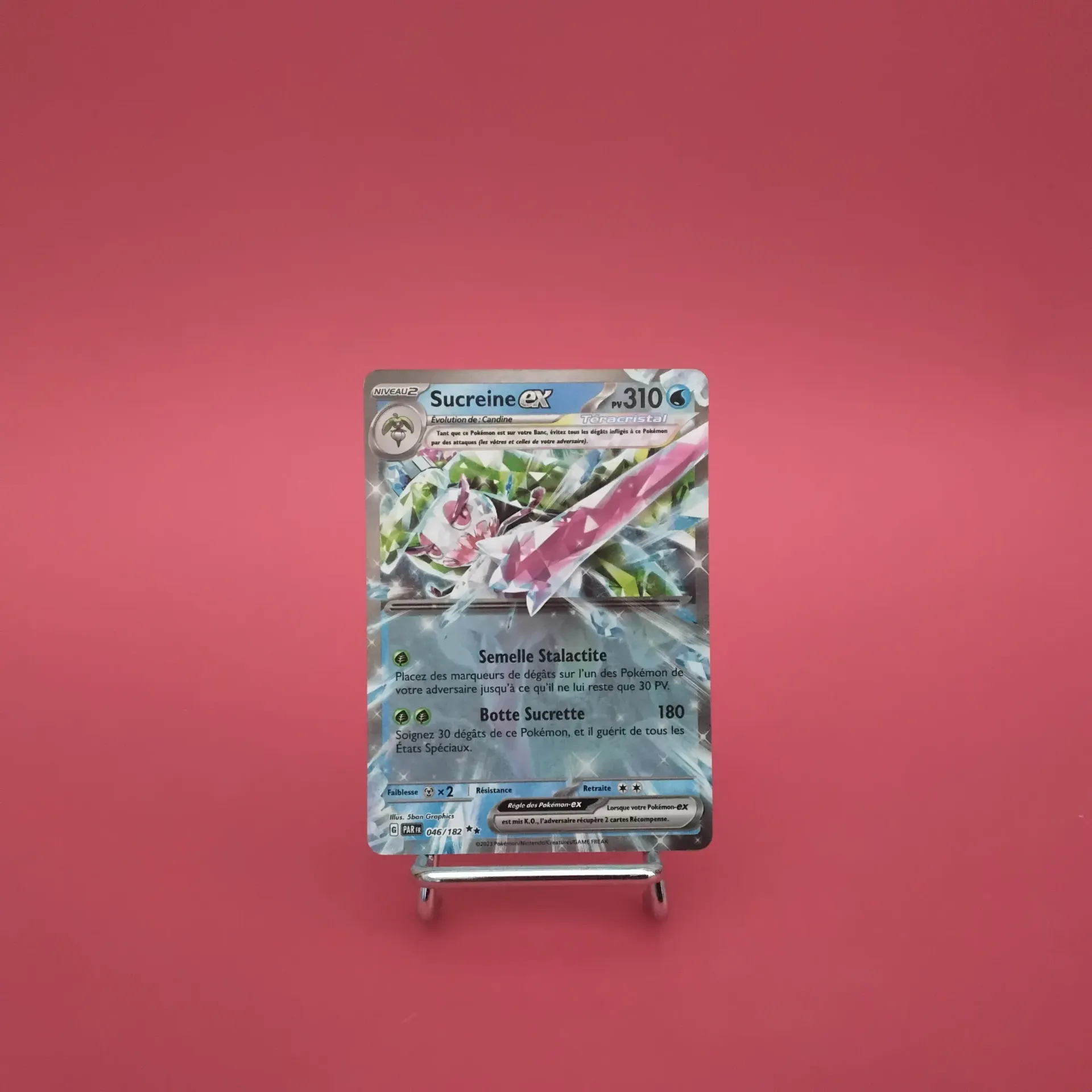 Carte Pokemon Sucreine EX 046/182 - EV04 - Faille Paradoxe  - État Near Mint (FR)