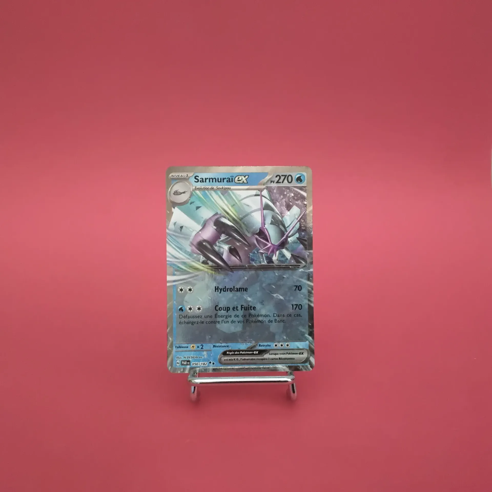 Carte Pokemon Sarmuraï EX 050/182 - EV04 - Faille Paradoxe  - État Near Mint (FR)