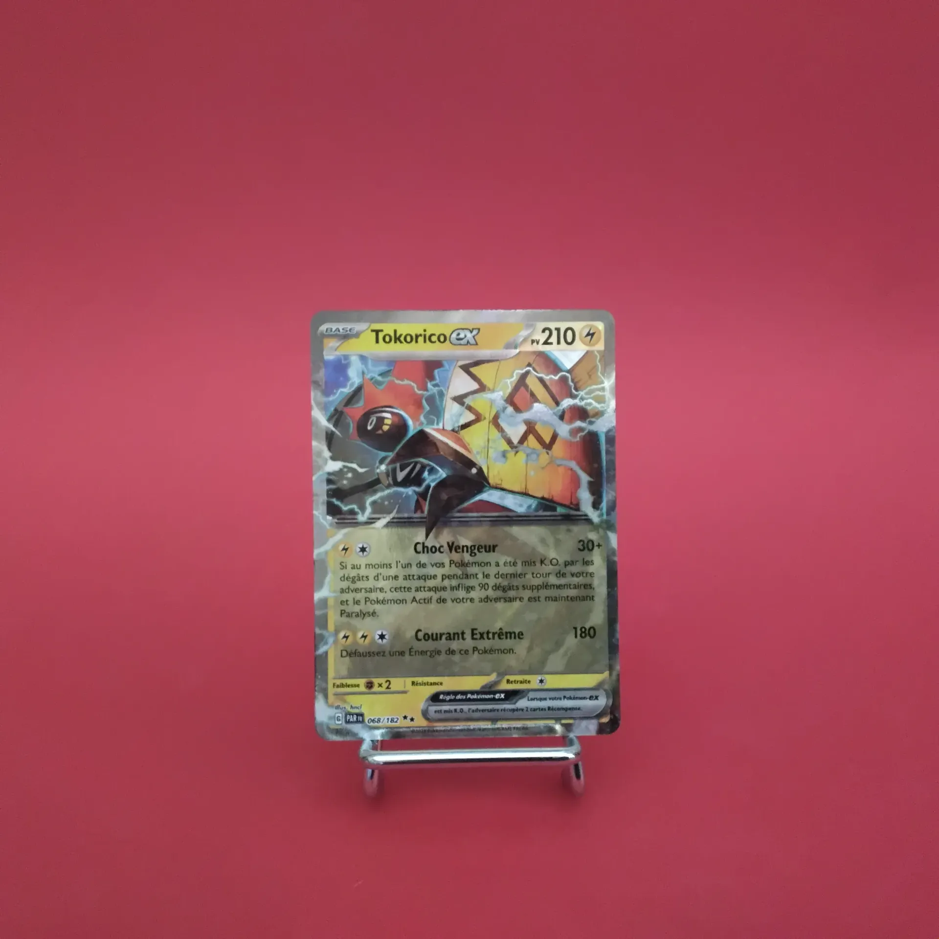 Carte Pokemon Tokorico EX 068/182 - EV04 - Faille Paradoxe  - État Near Mint (FR)