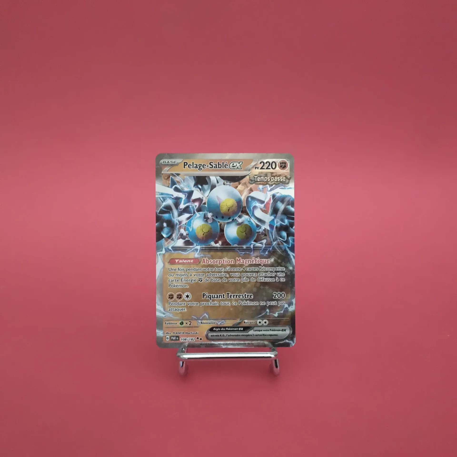 Carte Pokemon Pelage-Sablé EX 108/182 - EV04 - Faille Paradoxe  - État Near Mint (FR)