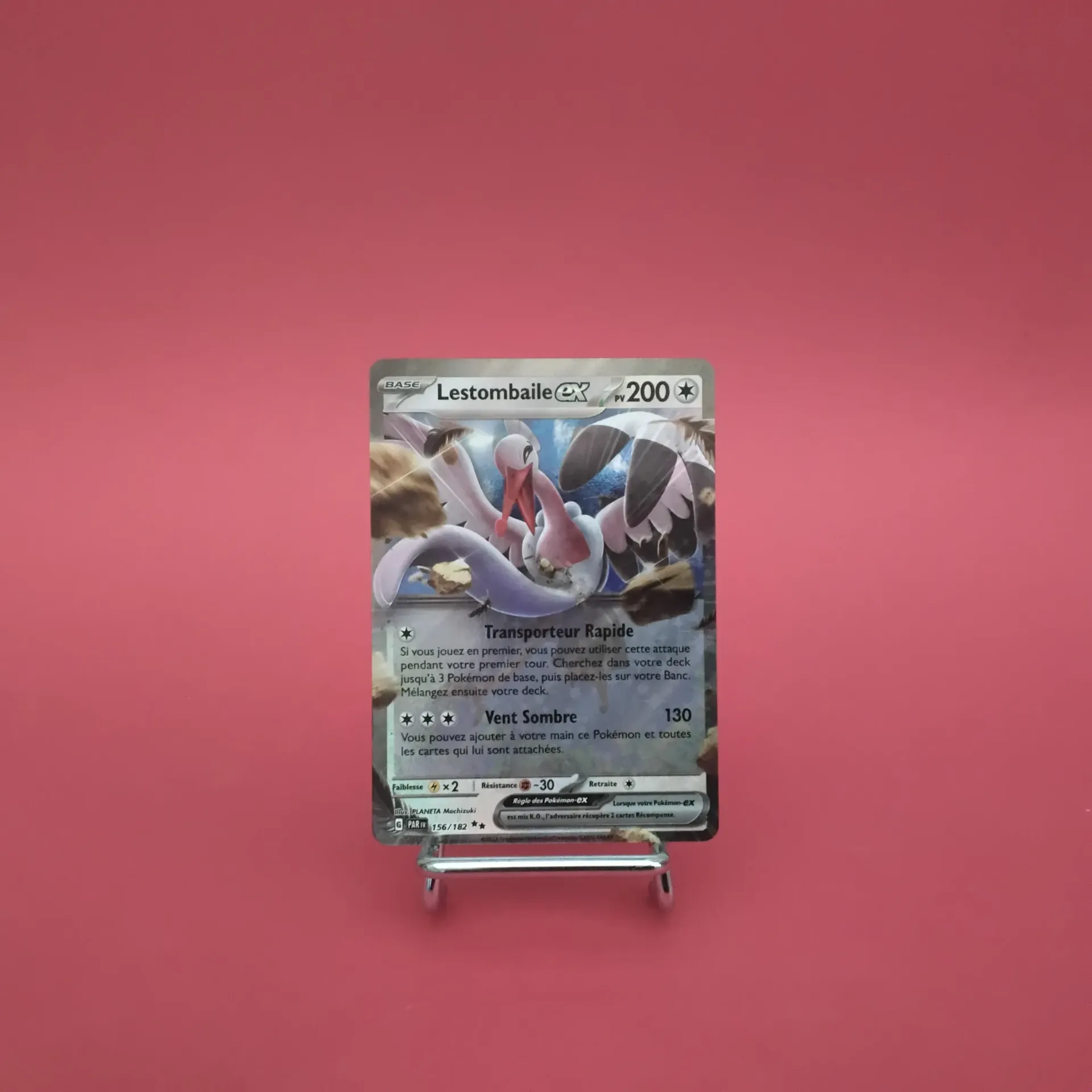 Carte Pokemon Lestombaile EX 156/182 - EV04 - Faille Paradoxe  - État Near Mint (FR)