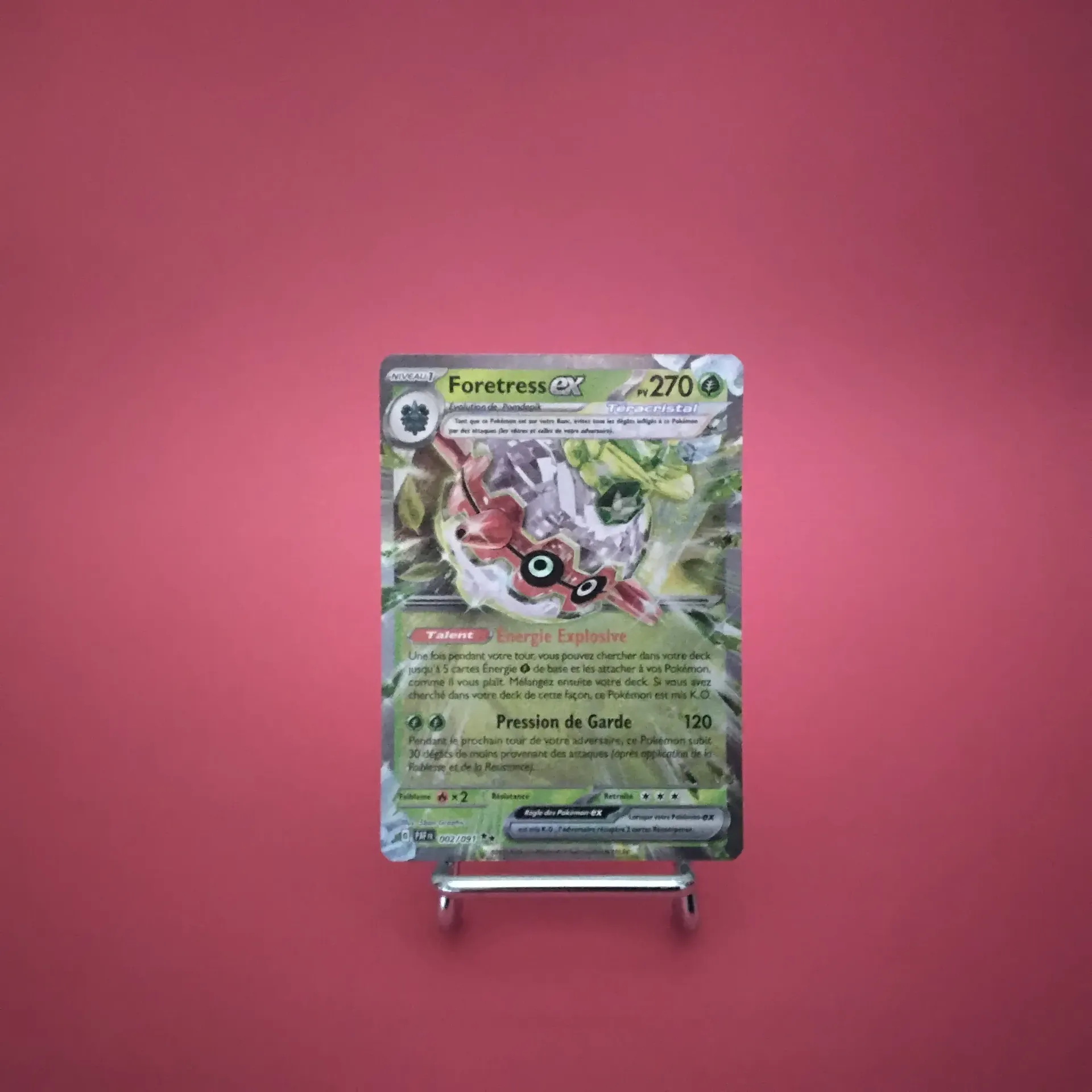 Carte Pokemon Foretress EX 002/091 - EV04.5 - Destinées de Paldéa  - État Near Mint (FR)