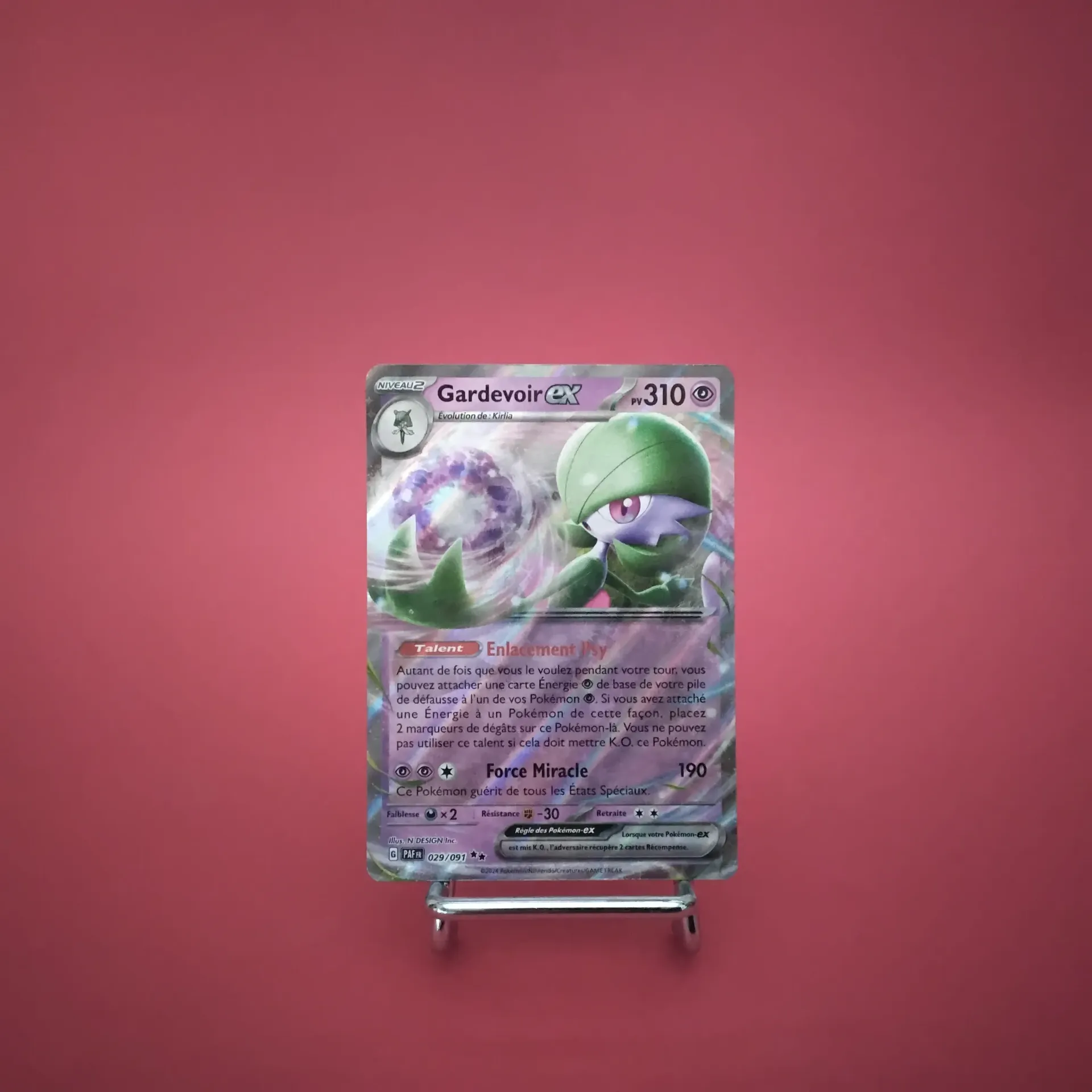 Carte Pokemon Gardevoir EX 029/091 - EV04.5 - Destinées de Paldéa  - État Near Mint (FR)
