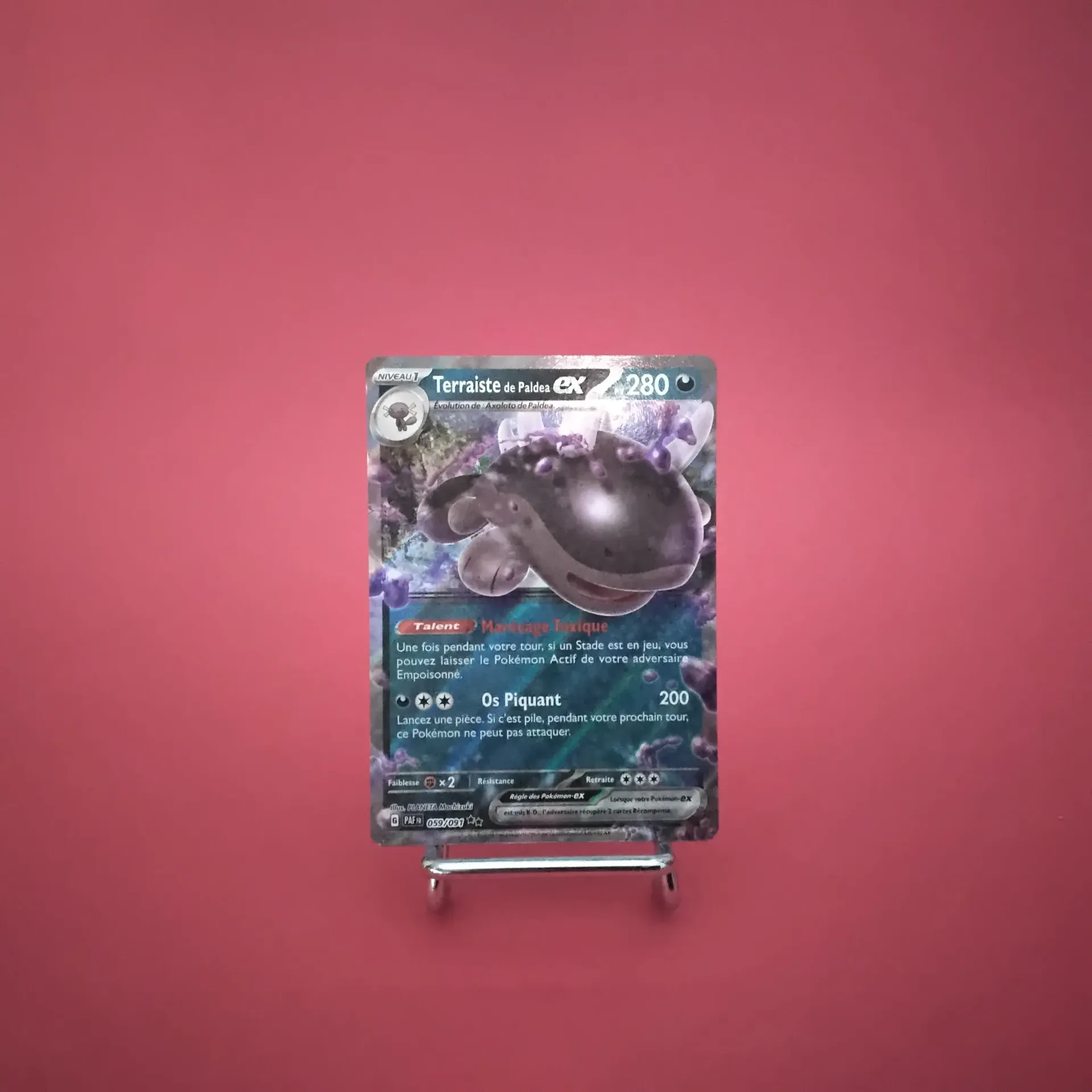 Carte Pokemon Terraiste de Paldea EX 059/091 - EV04.5 - Destinées de Paldéa - État Near Mint (FR)