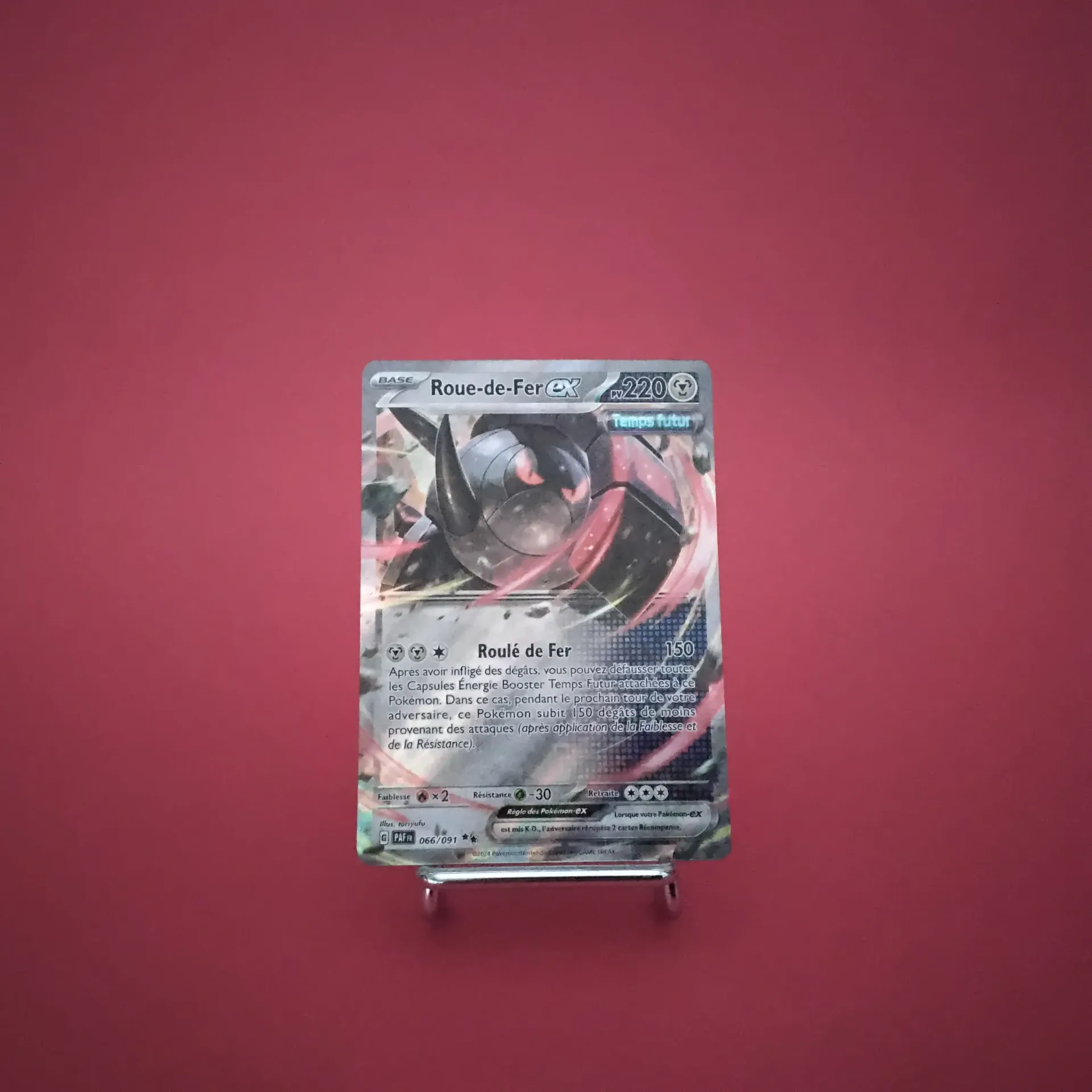 Carte Pokemon Roue-de-Fer EX 066/091 - EV04.5 - Destinées de Paldéa - État Near Mint (FR)