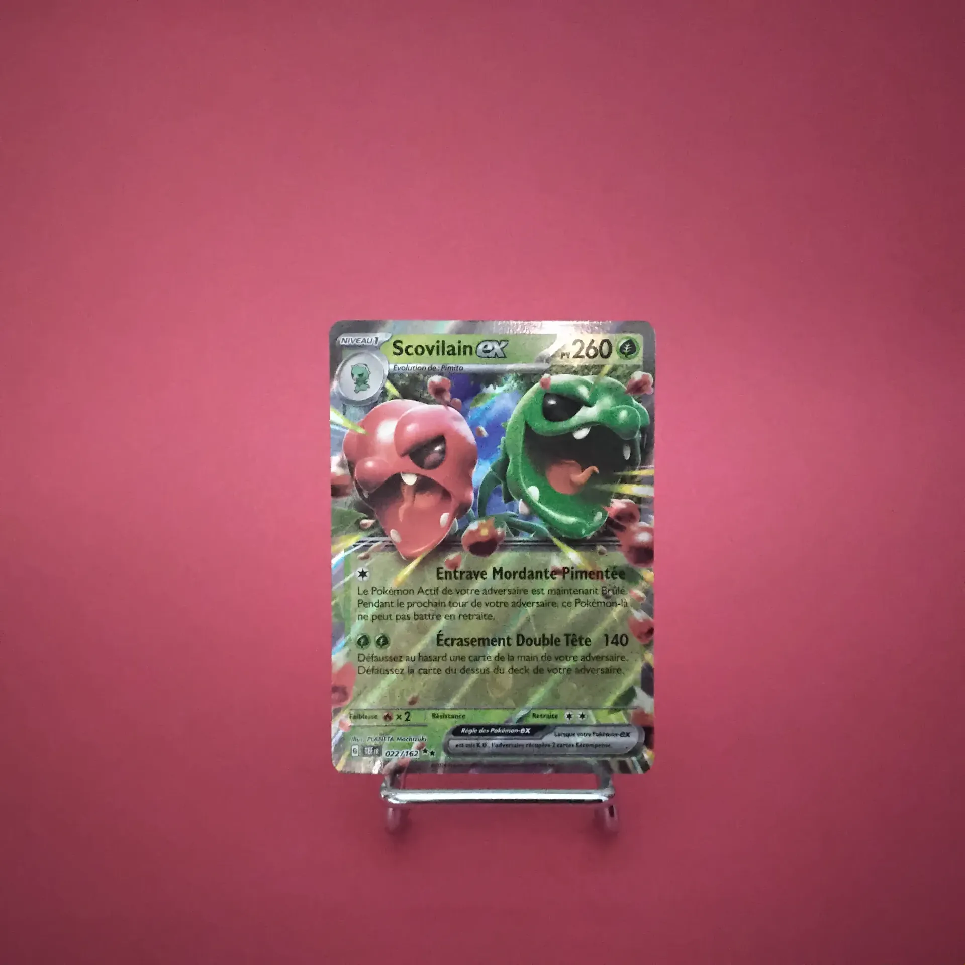 Carte Pokemon Scovilain EX 022/162 - EV05 - Forces Temporelles - État Near Mint (FR)