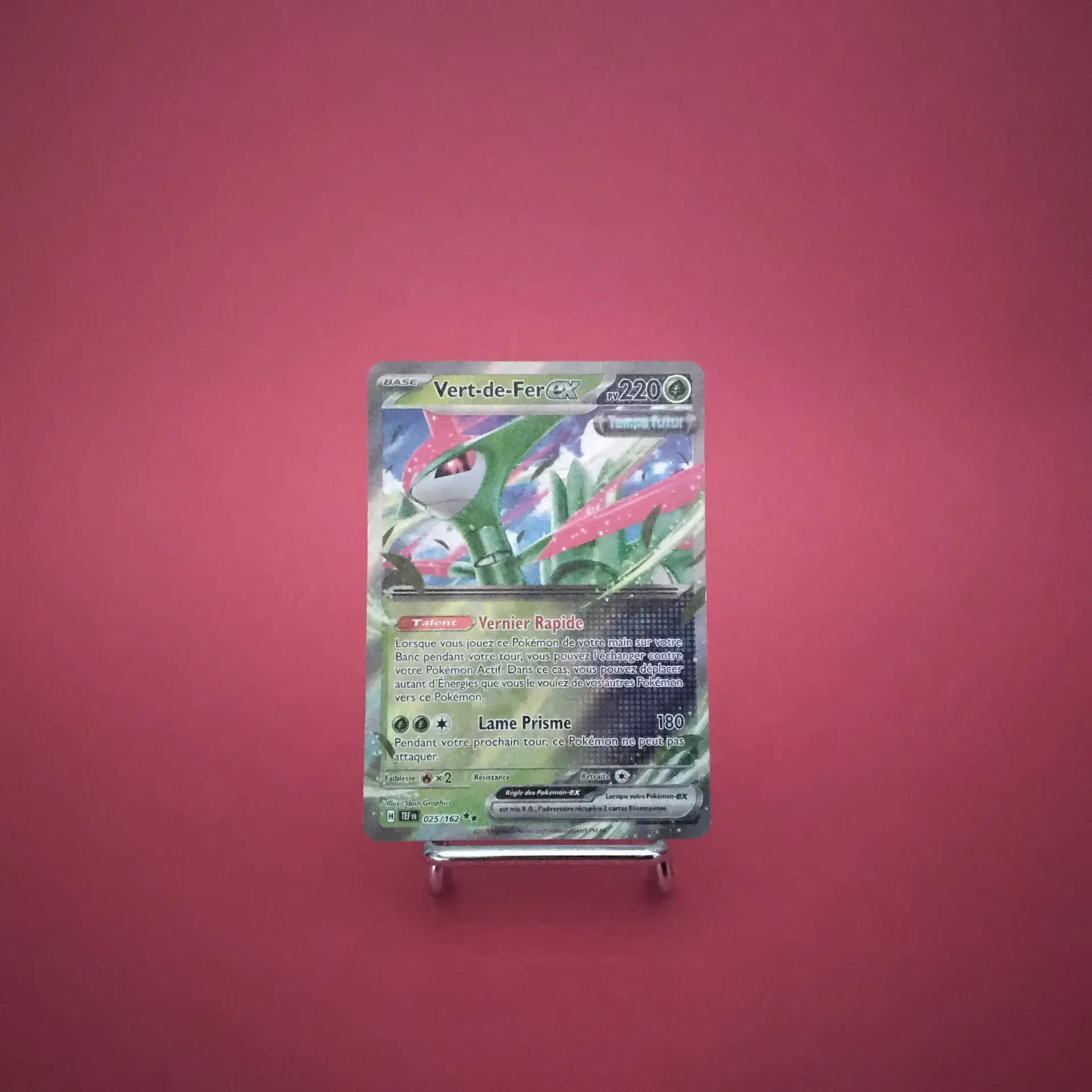 Carte Pokemon Vert-de-Fer EX 025/162 - EV05 - Forces Temporelles - État Near Mint (FR)