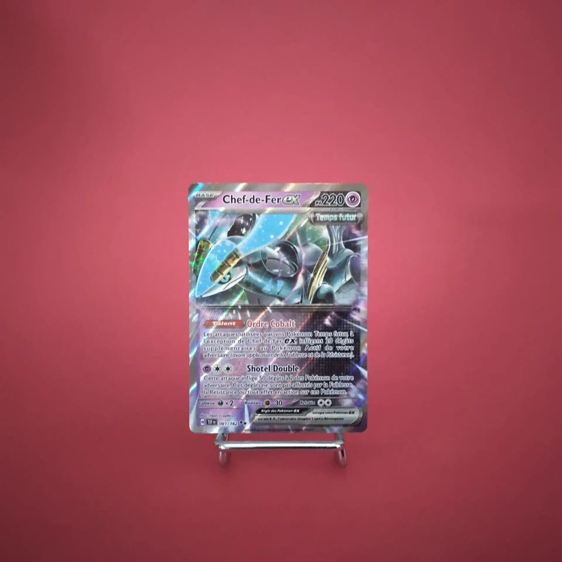 Carte Pokemon Chef-de-Fer EX 081/162 - EV05 - Forces Temporelles - État Near Mint (FR)