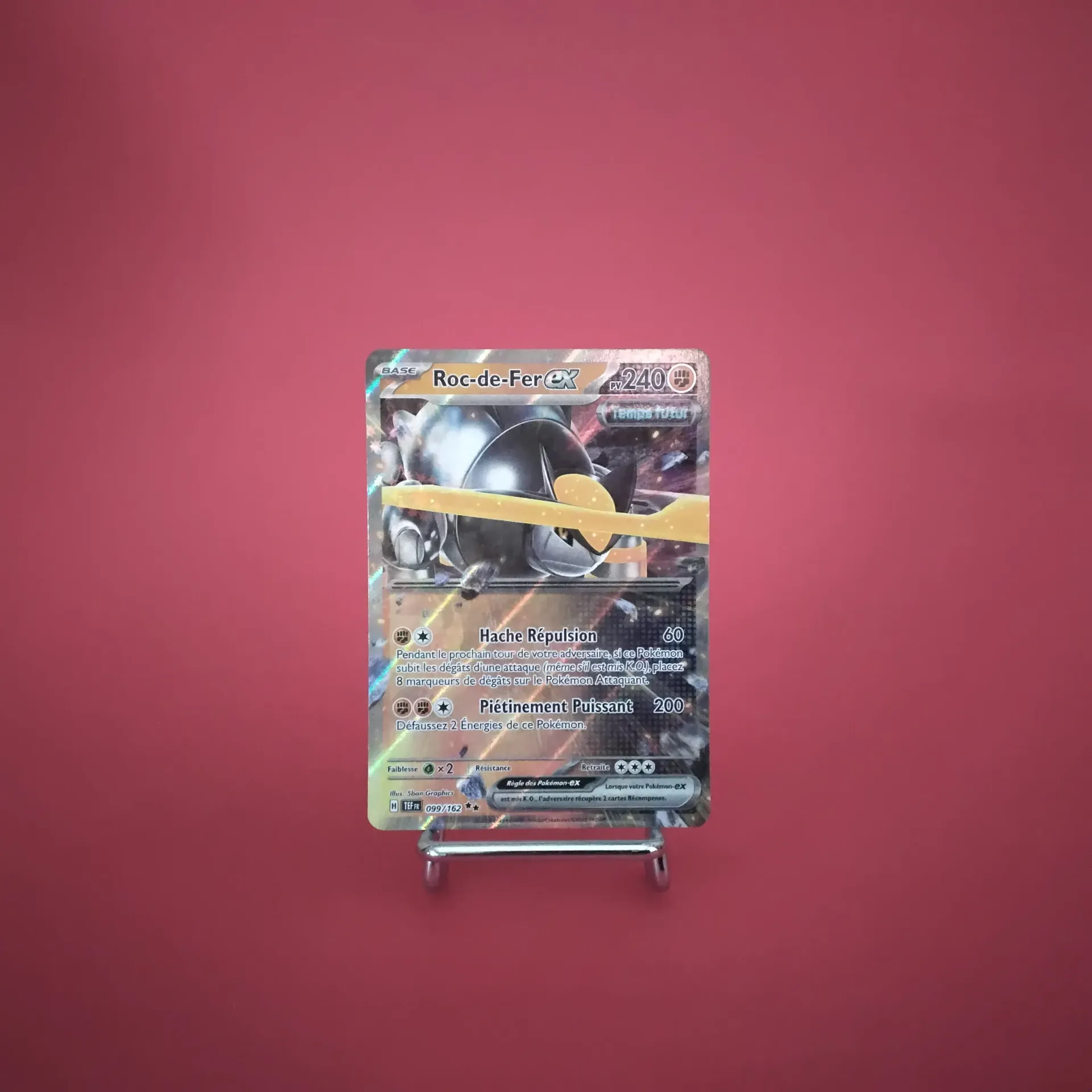 Carte Pokemon Roc-de-Fer EX 099/162 - EV05 - Forces Temporelles - État Near Mint (FR)
