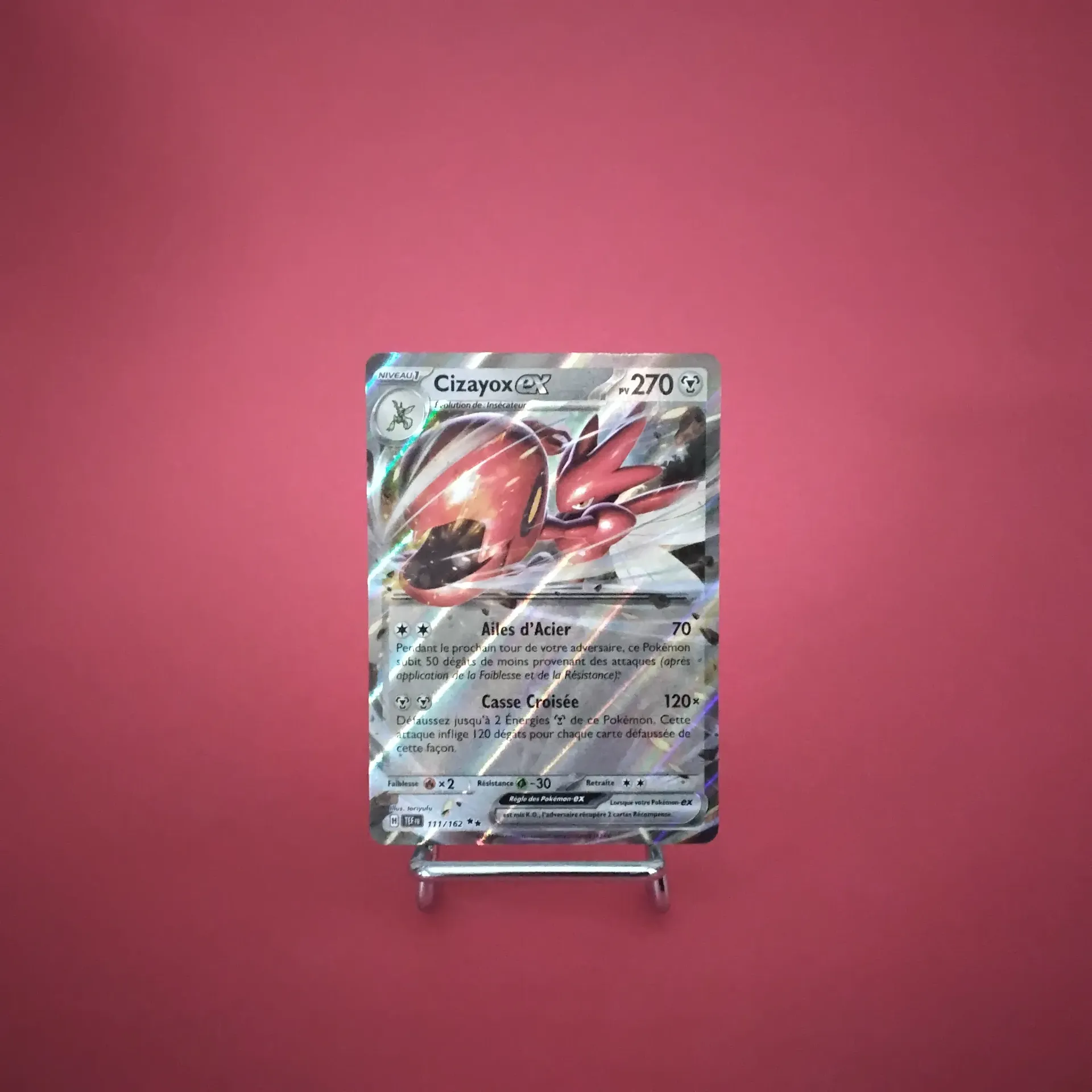 Carte Pokemon Cizayox EX 111/162 - EV05 - Forces Temporelles - État Near Mint (FR)