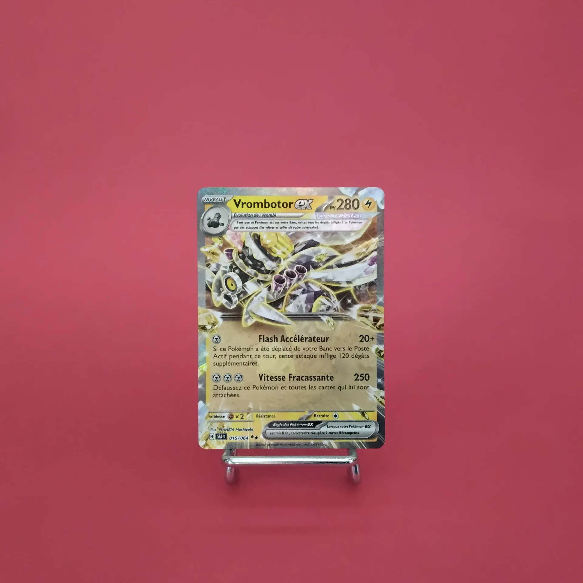 Carte Pokemon Vrombotor EX 015/064 - EV06.5 - Fable Nébuleuse - État Near Mint (FR)