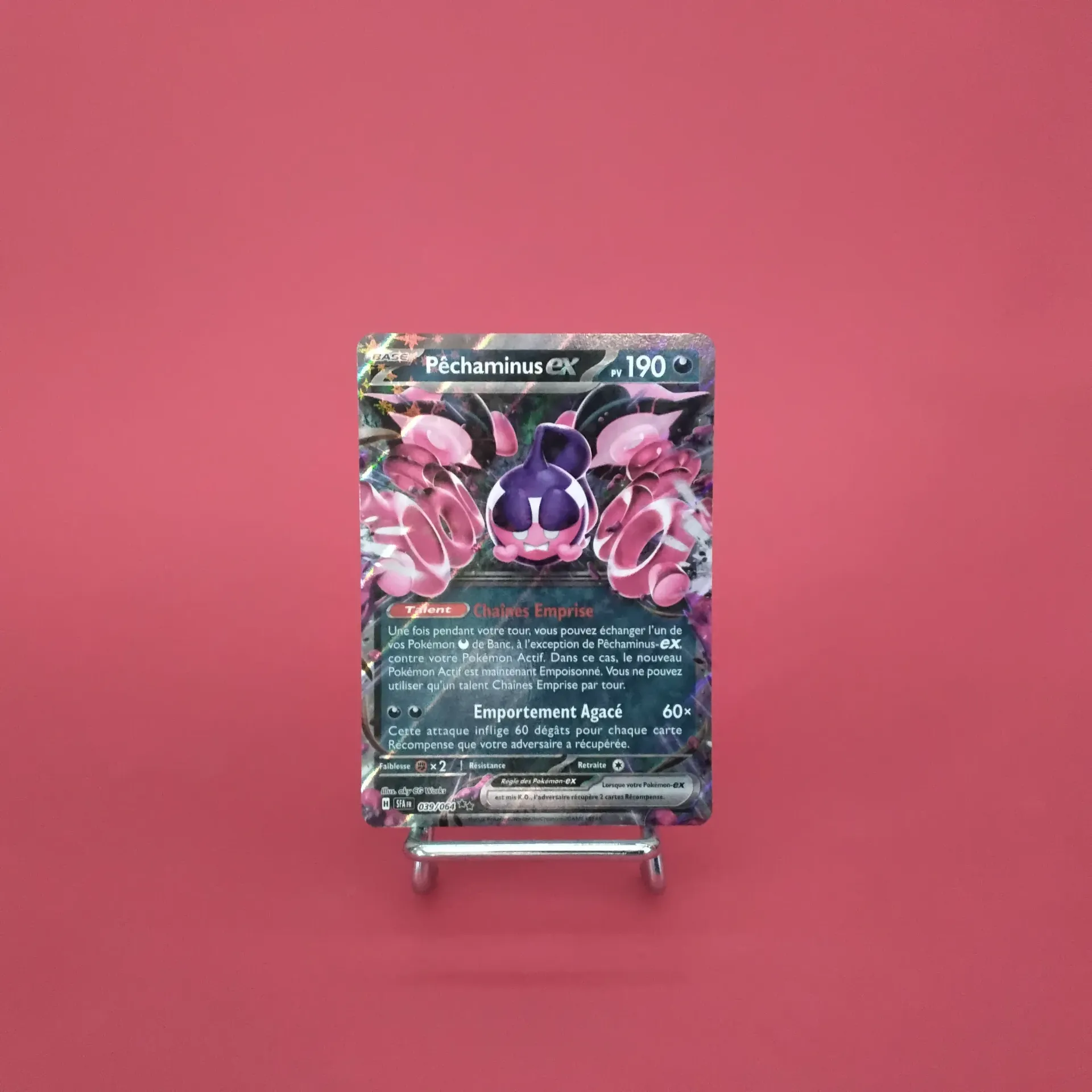 Carte Pokemon Pêchaminus EX 039/064 - EV06.5 - Fable Nébuleuse - État Near Mint (FR)