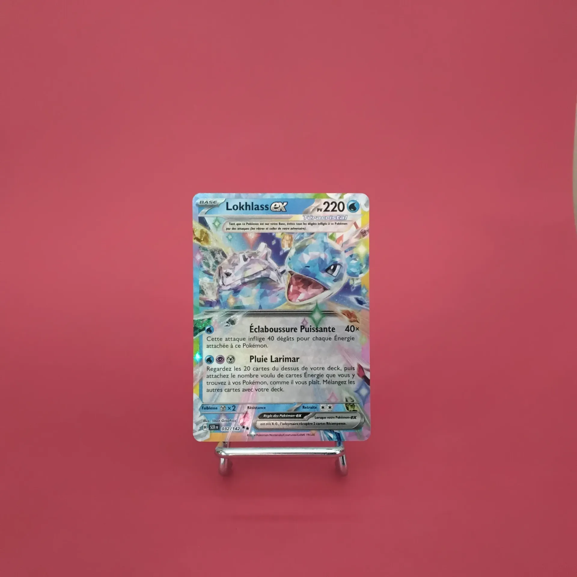 Carte Pokemon Lokhlass EX 032/142 - EV07 - Couronne Stellaire - État Near Mint (FR)