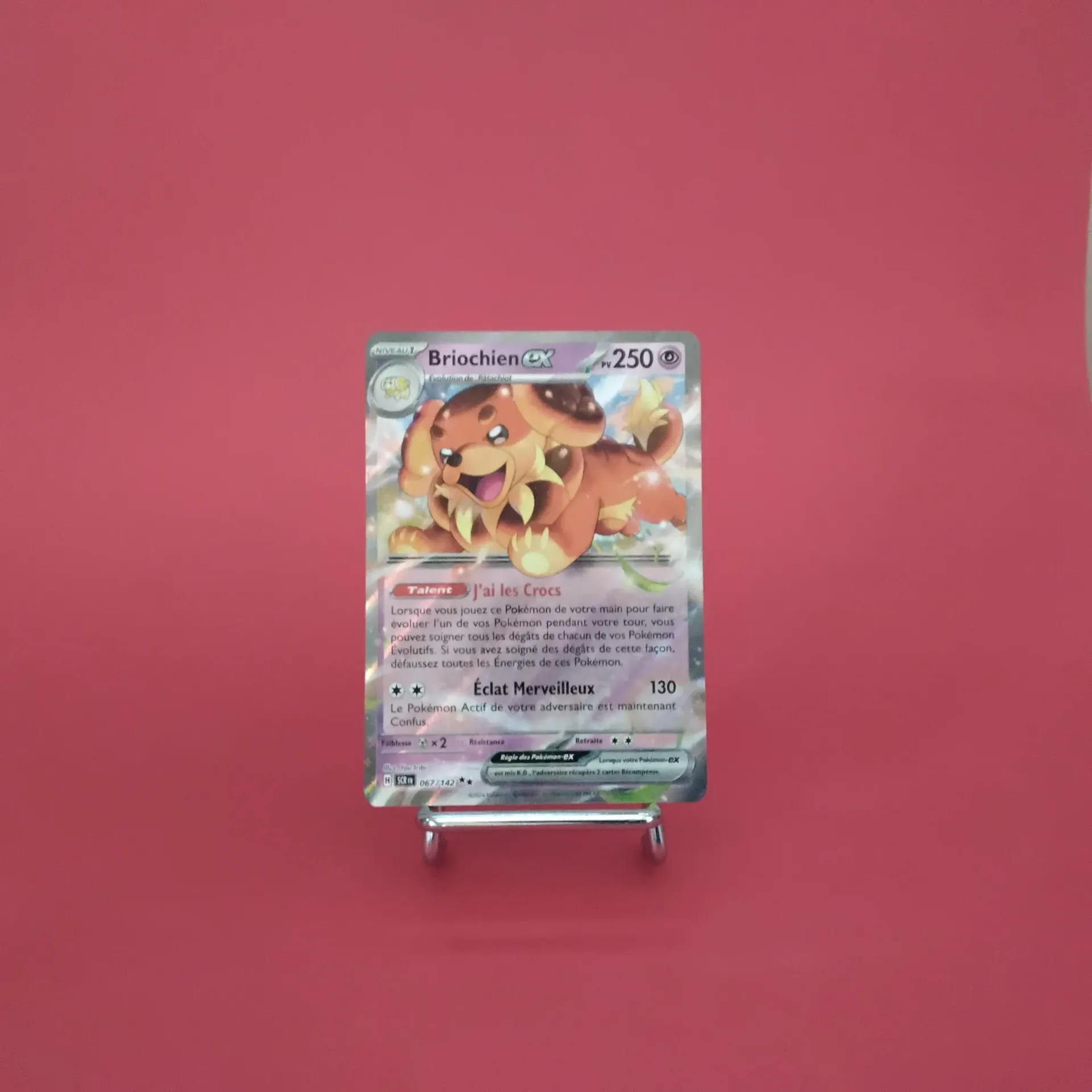 Carte Pokemon Briochien EX 067/142 - EV07 - Couronne Stellaire - État Near Mint (FR)