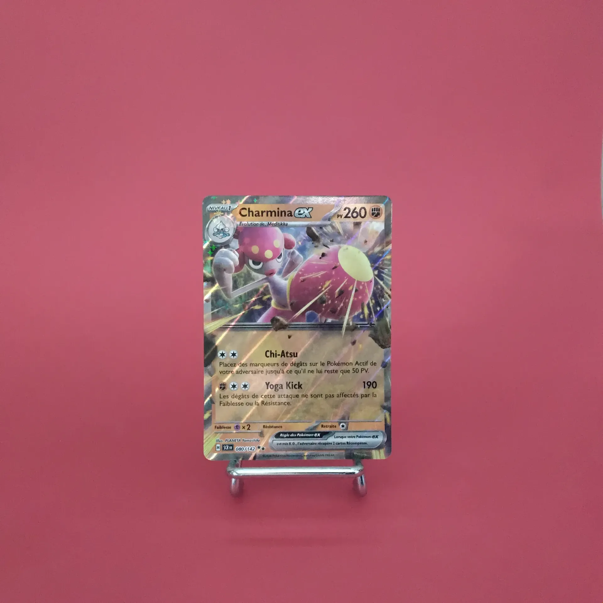 Carte Pokemon Charmina EX 080/142 - EV07 - Couronne Stellaire - État Near Mint (FR)