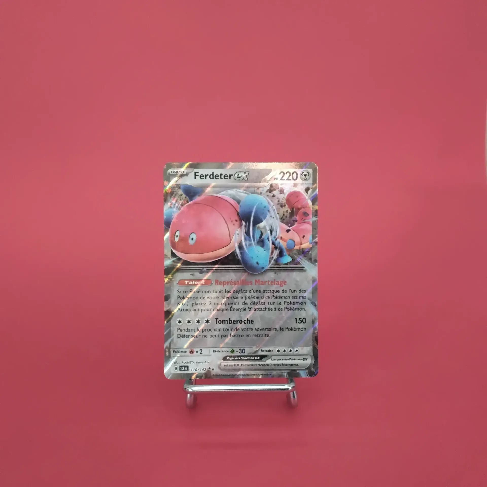Carte Pokemon Ferdeter EX 110/142 - EV07 - Couronne Stellaire - État Near Mint (FR)