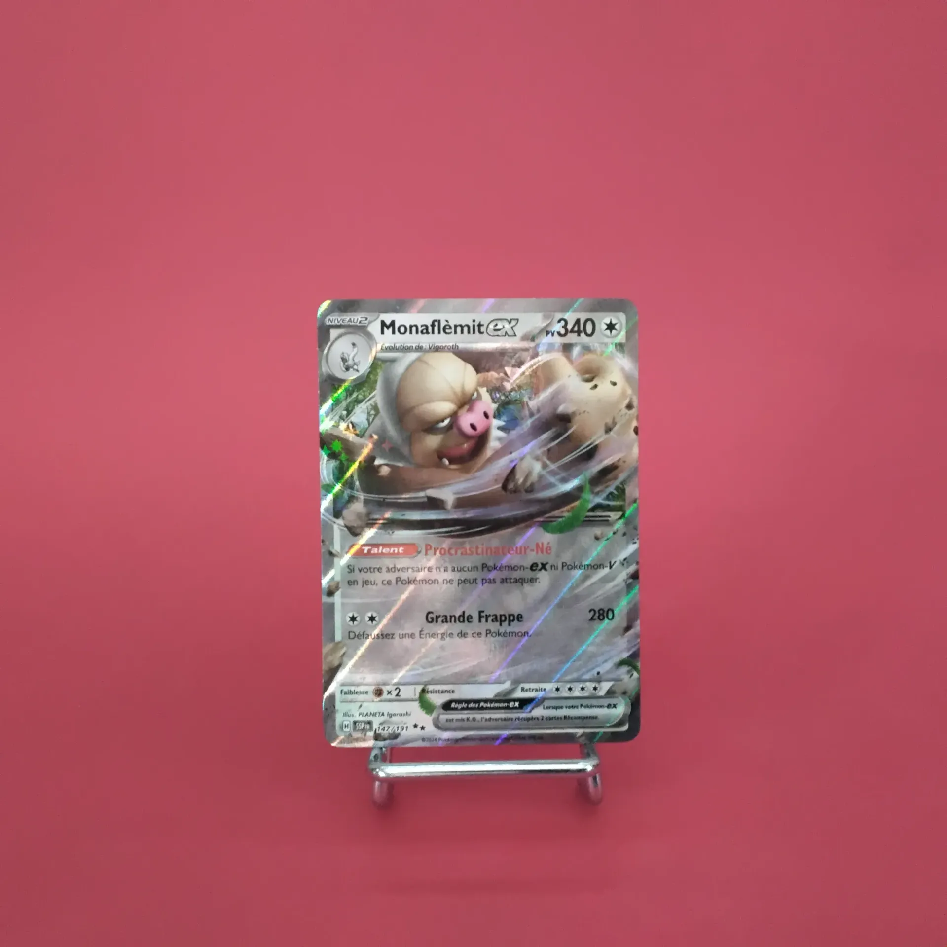 Carte Pokemon Monaflémit EX 147/191 - EV08 - Etincelles Déferlantes - État Near Mint (FR)