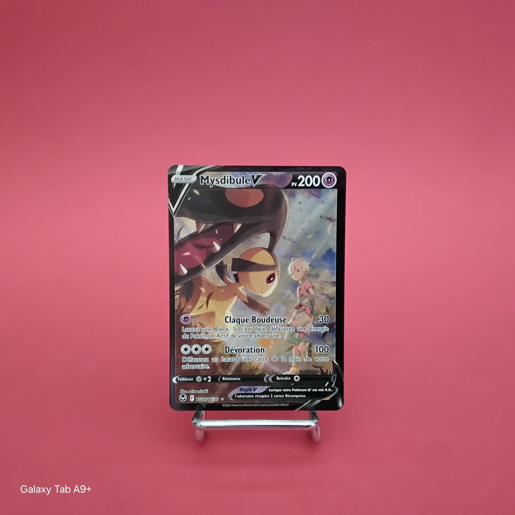 Carte Pokemon, Mysdibule V Tg17/Tg30 EB12- Tempête Argentée- Alternative Art (Secret) - État Near Mint (FR)